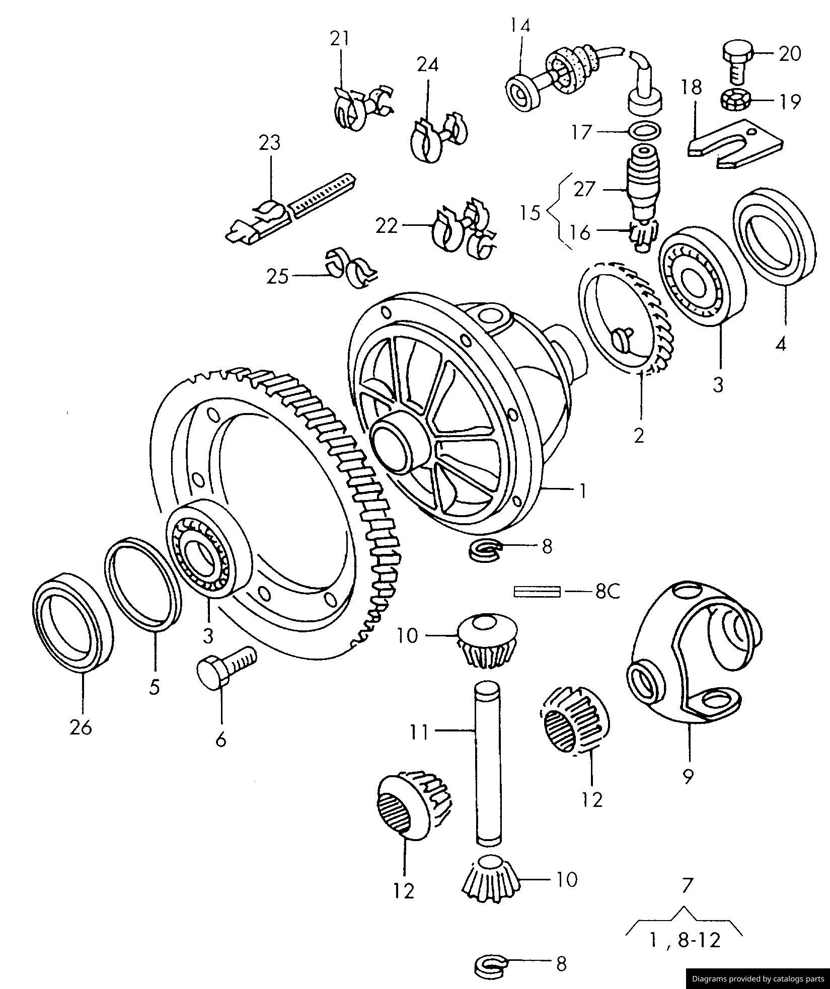 Car part diagram