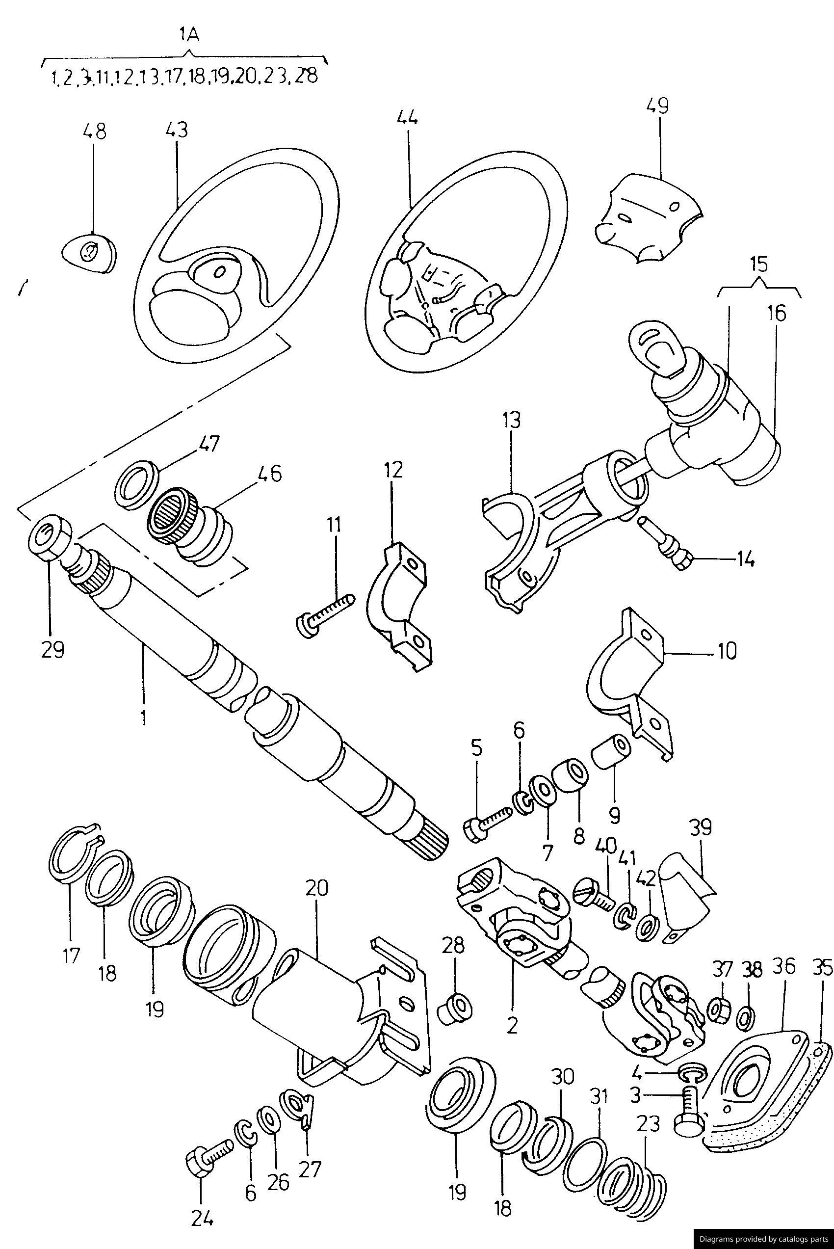 Car part diagram