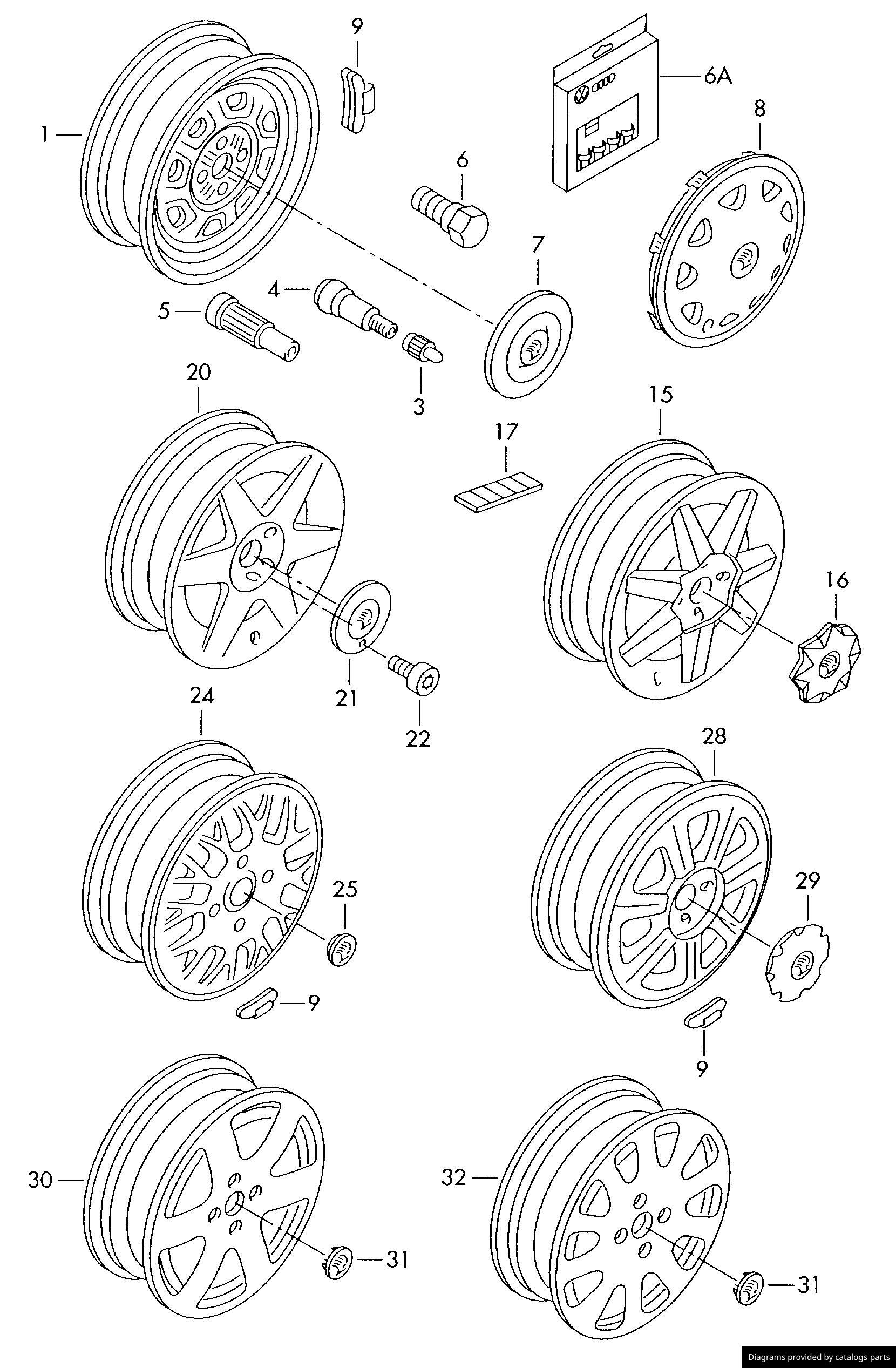 Car part diagram