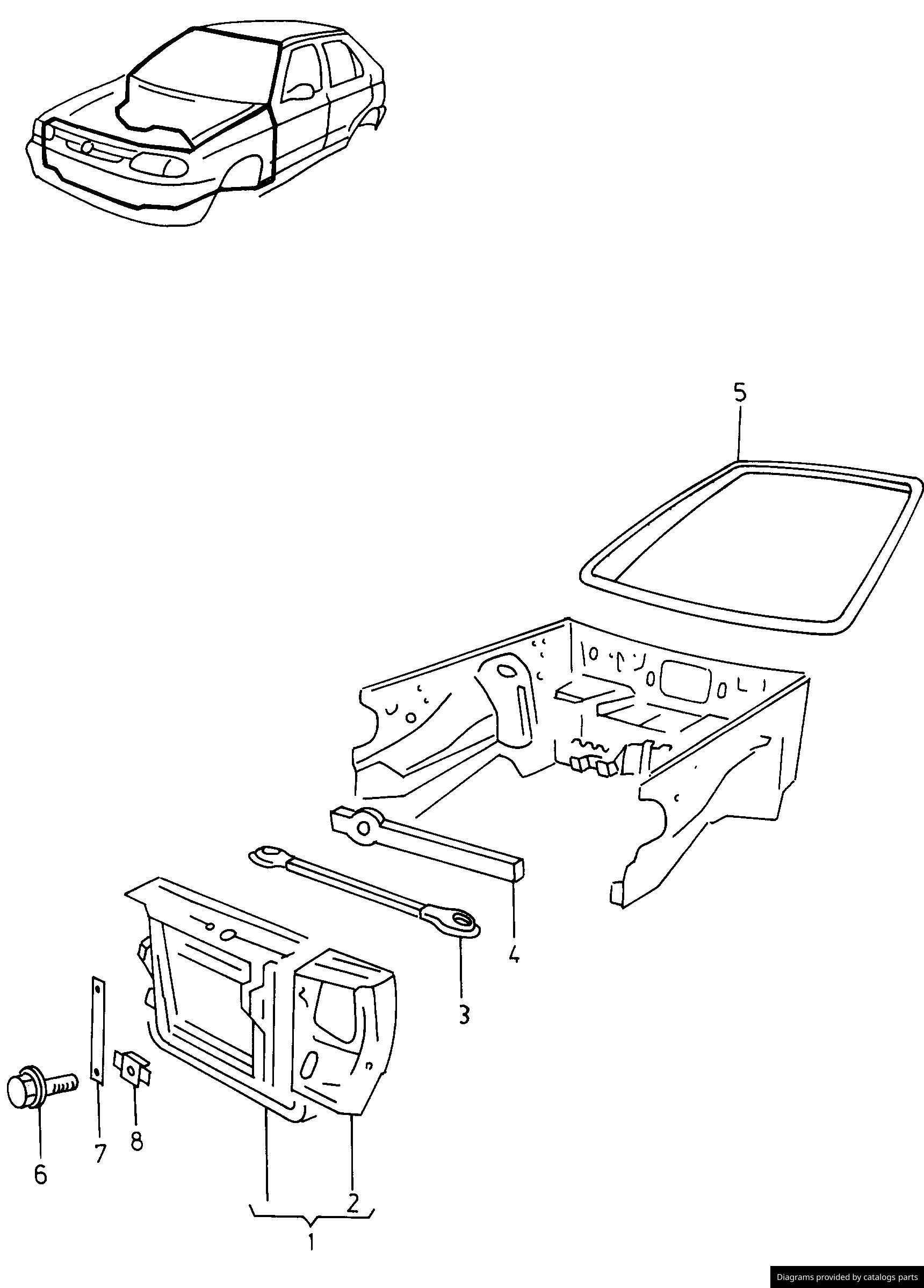 Car part diagram
