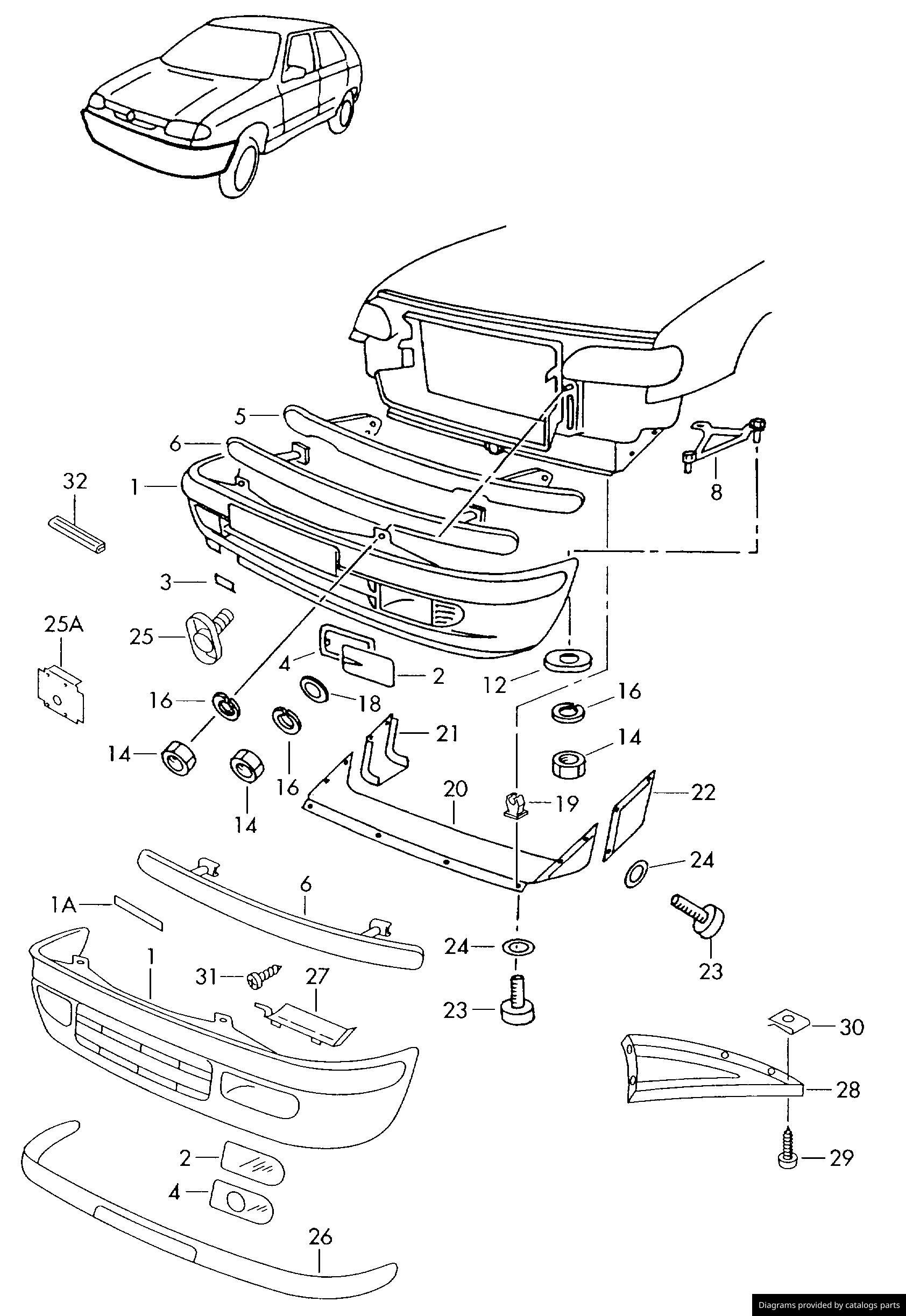 Car part diagram