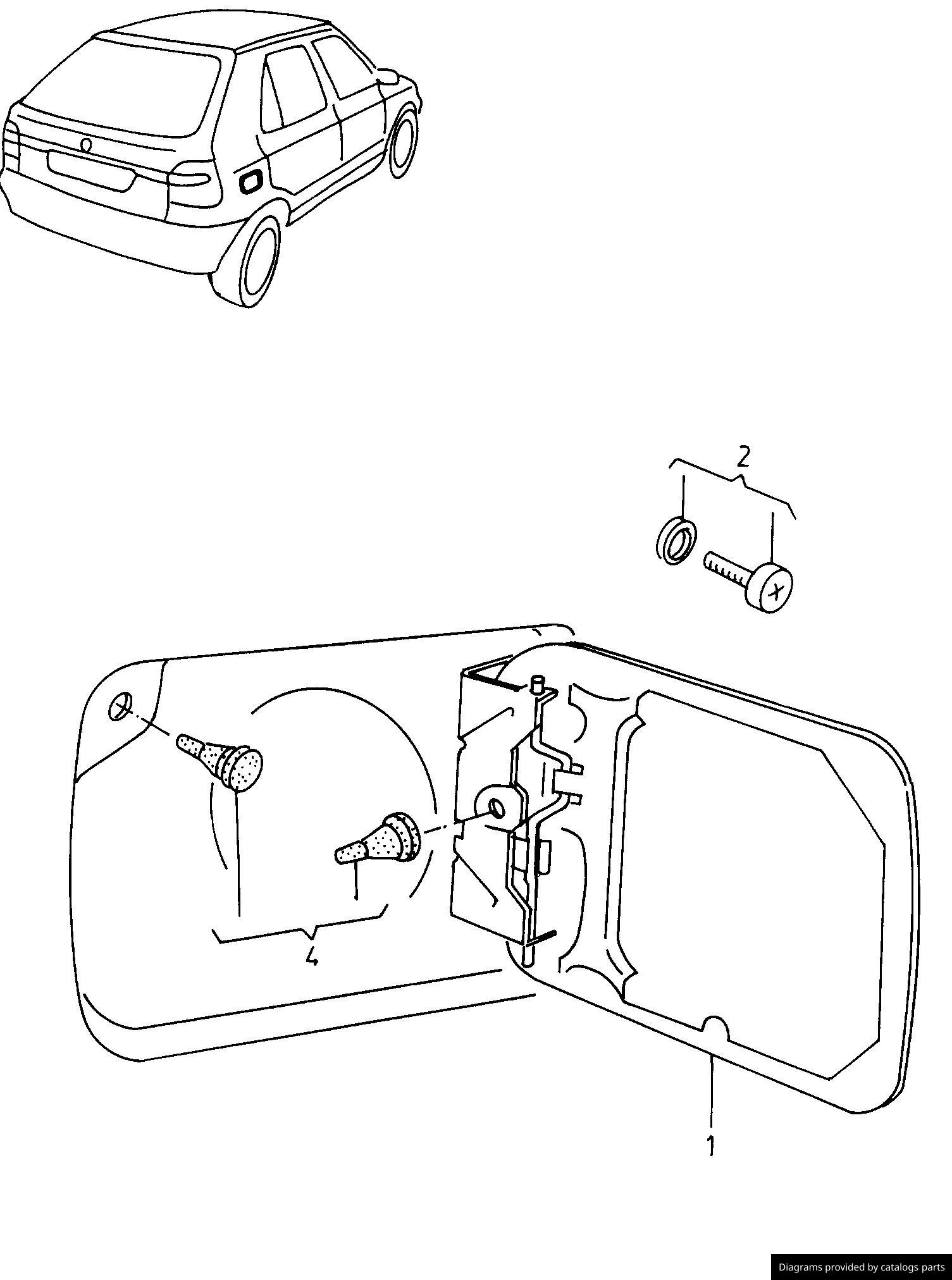 Car part diagram