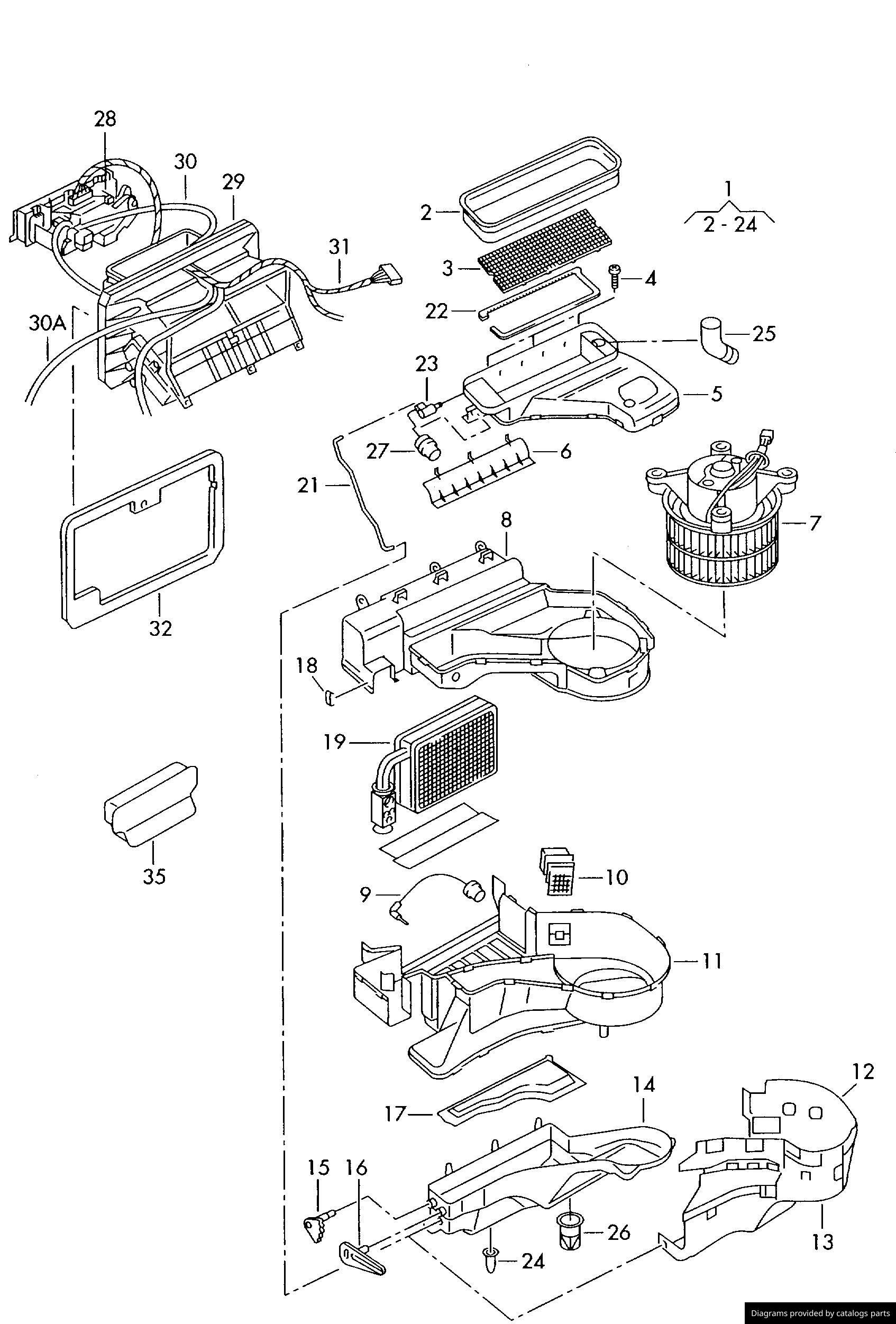 Car part diagram