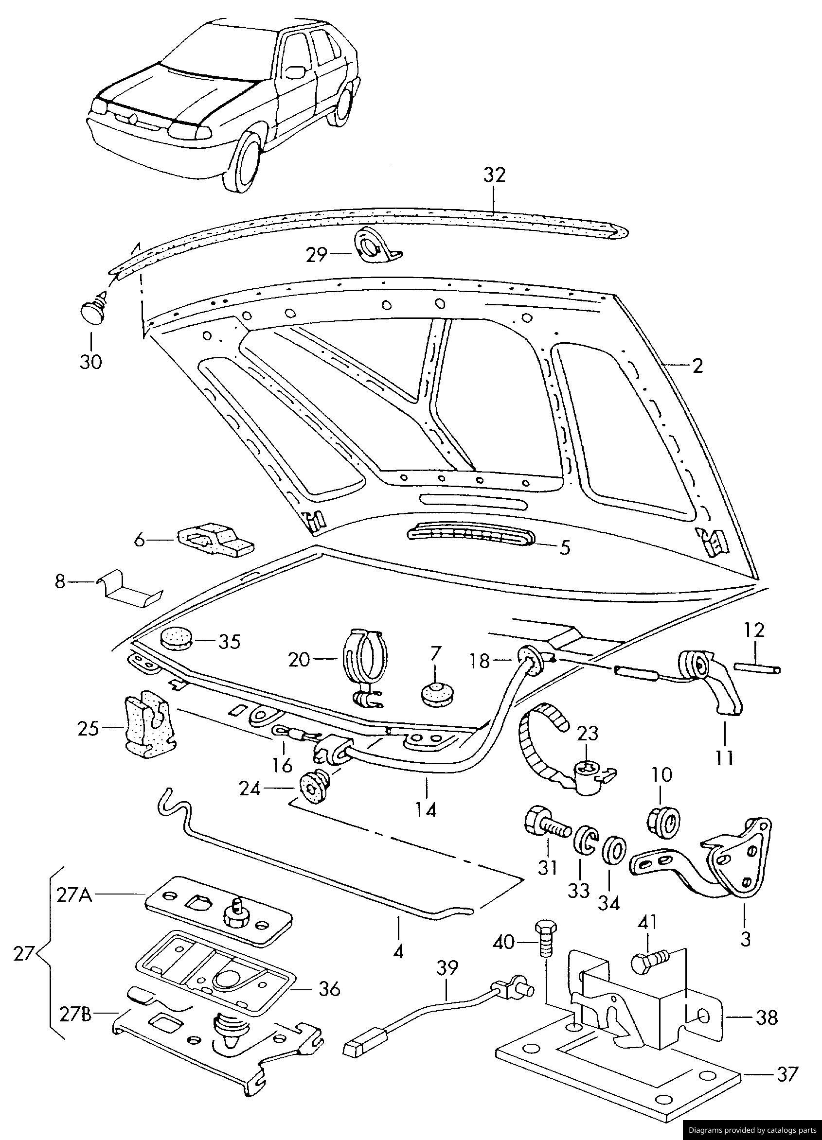 Car part diagram