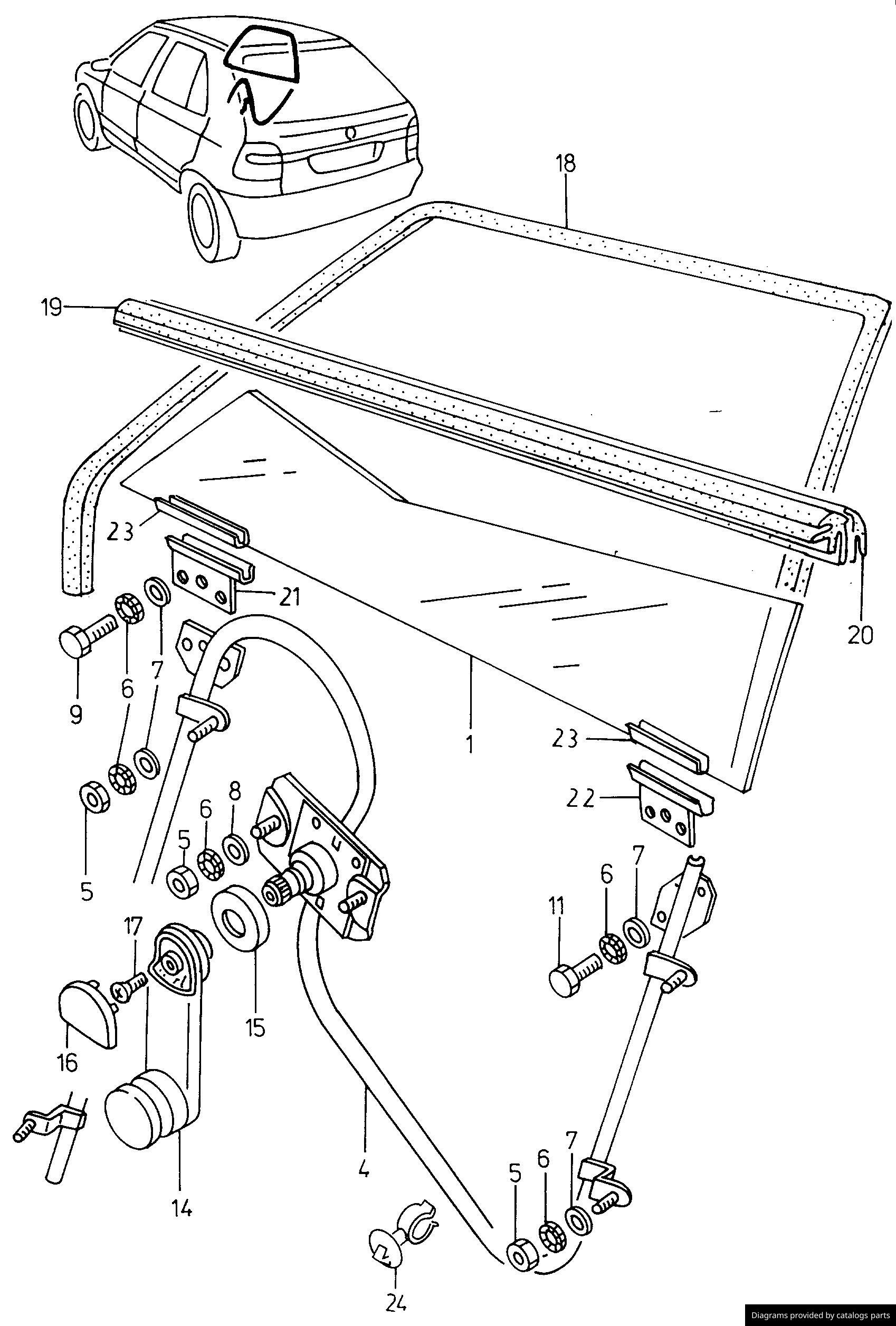 Car part diagram
