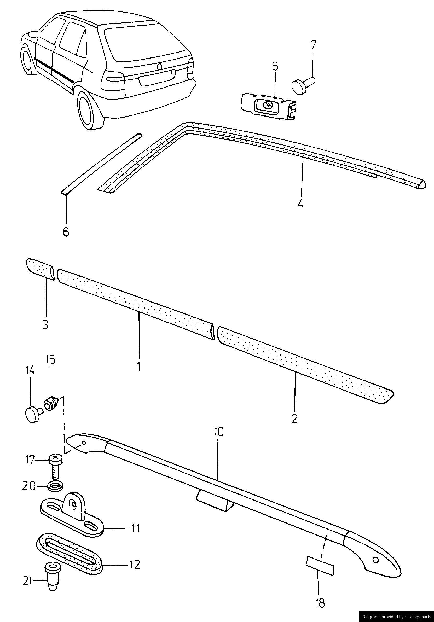 Car part diagram
