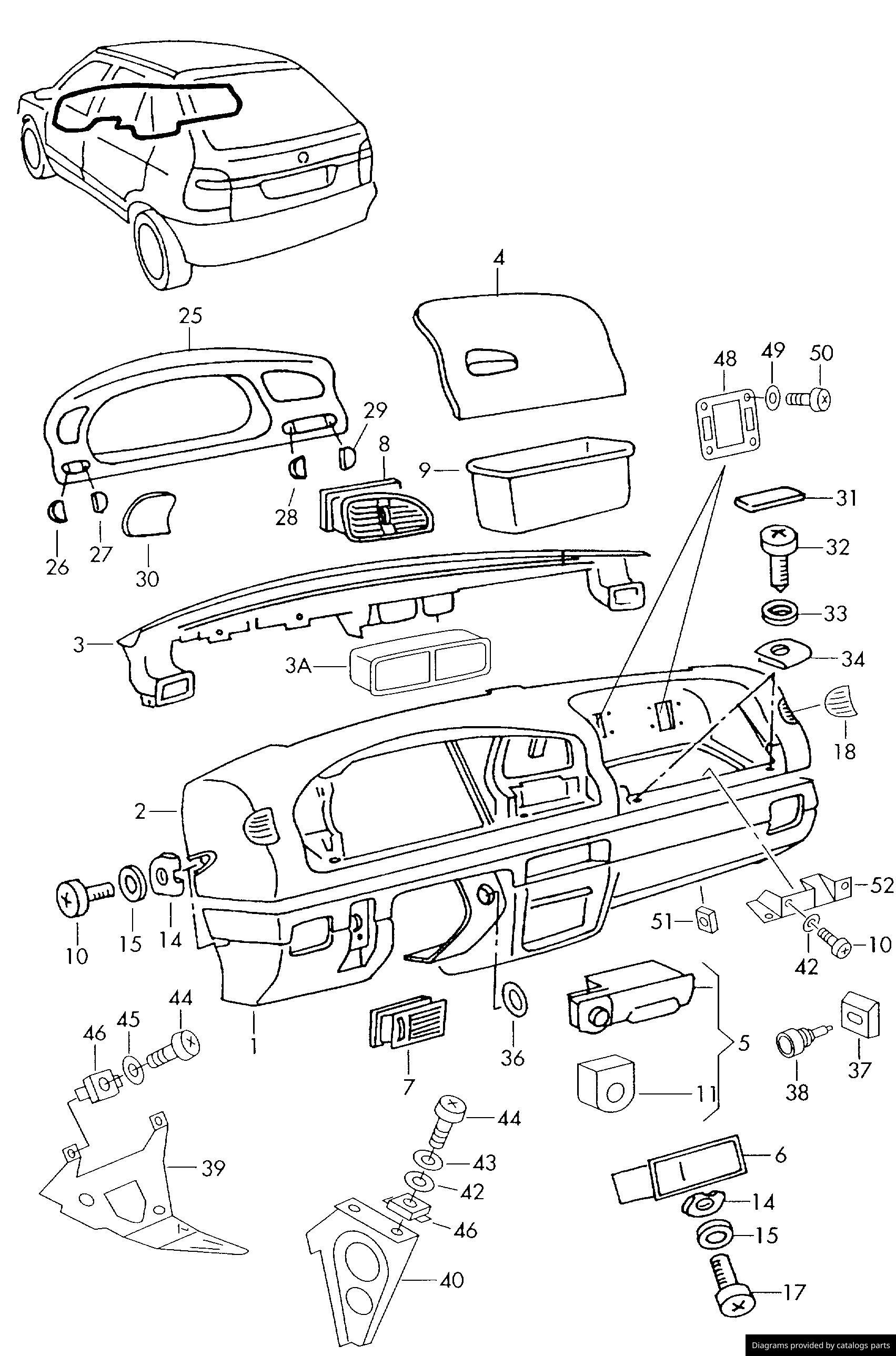 Car part diagram