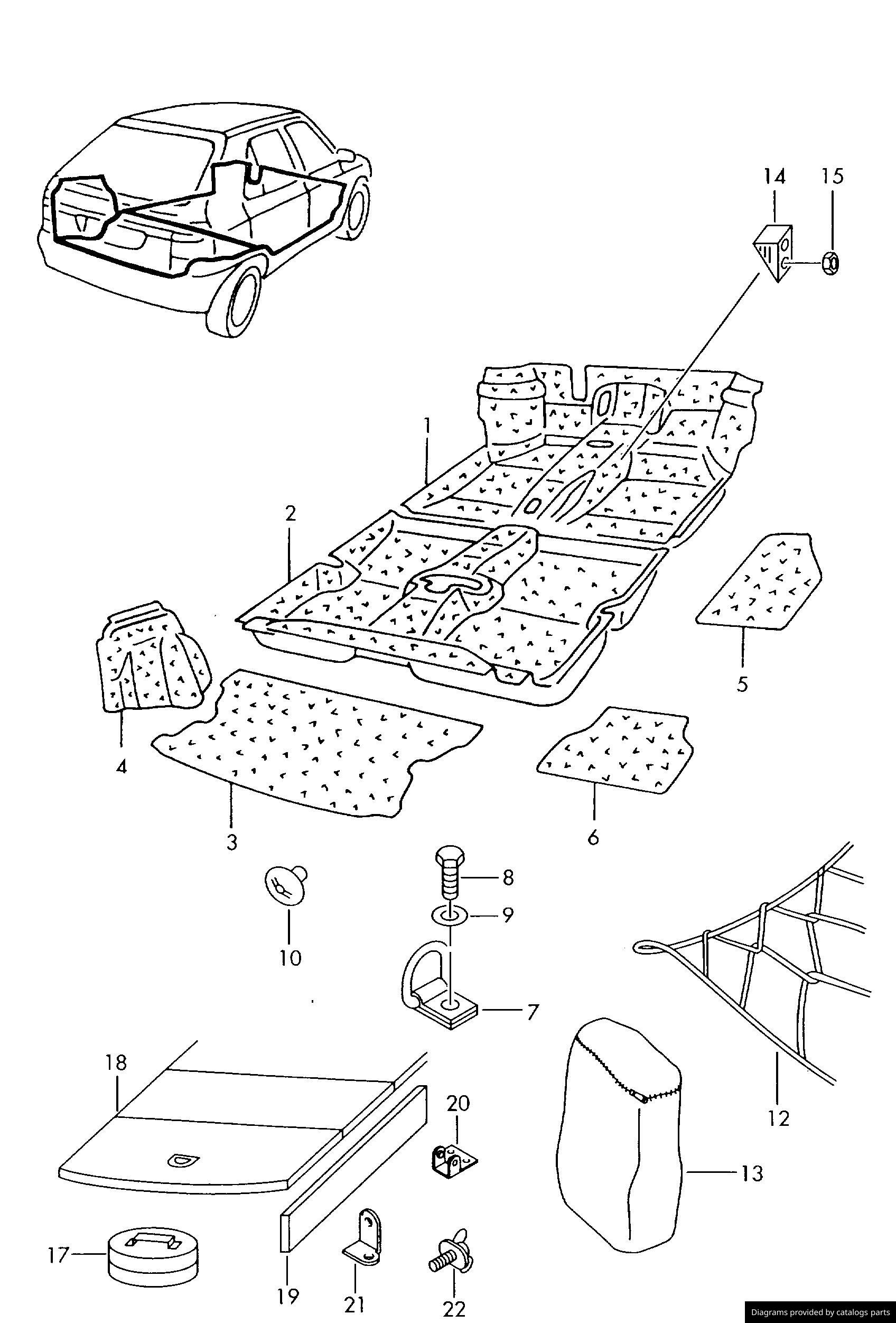 Car part diagram