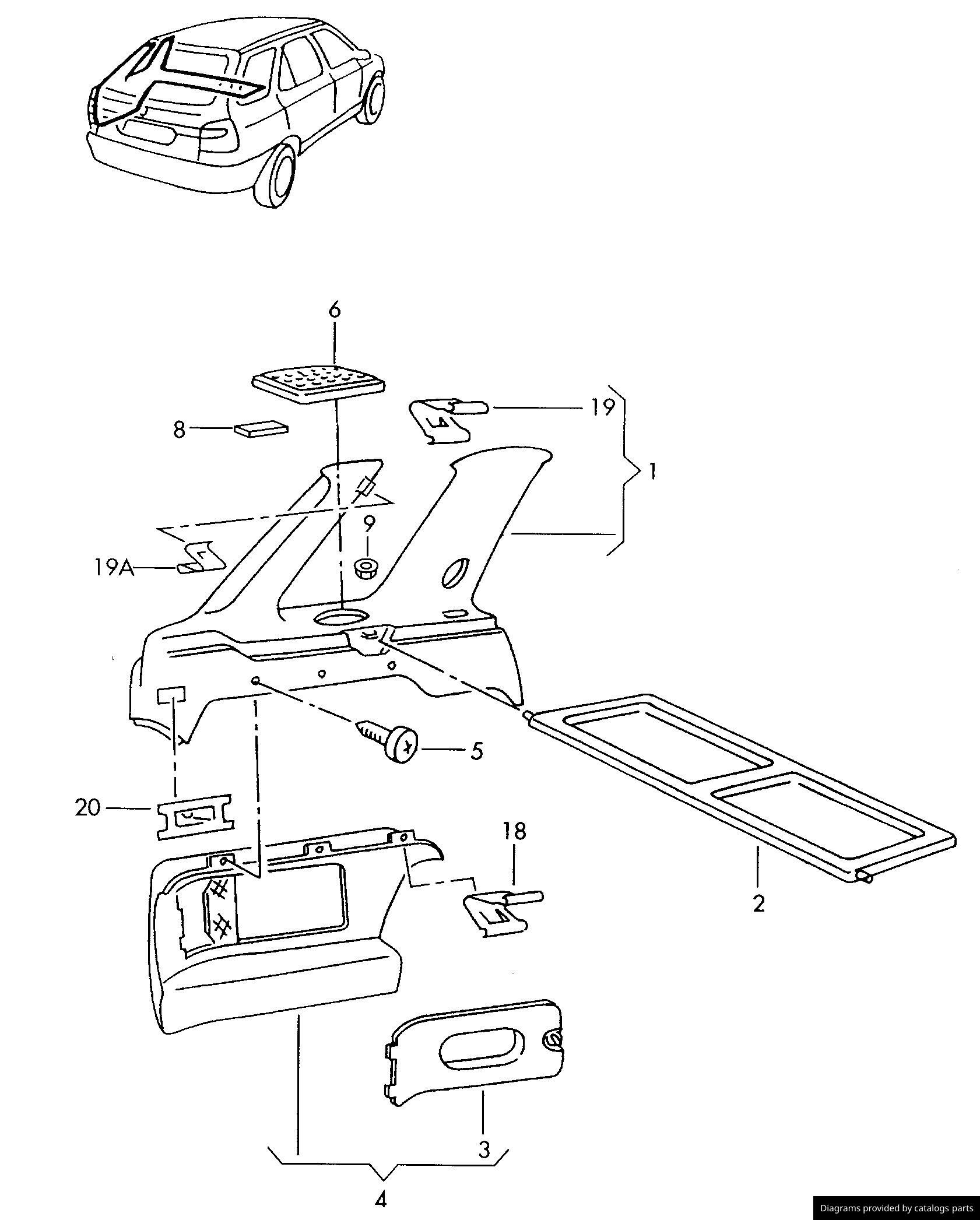 Car part diagram