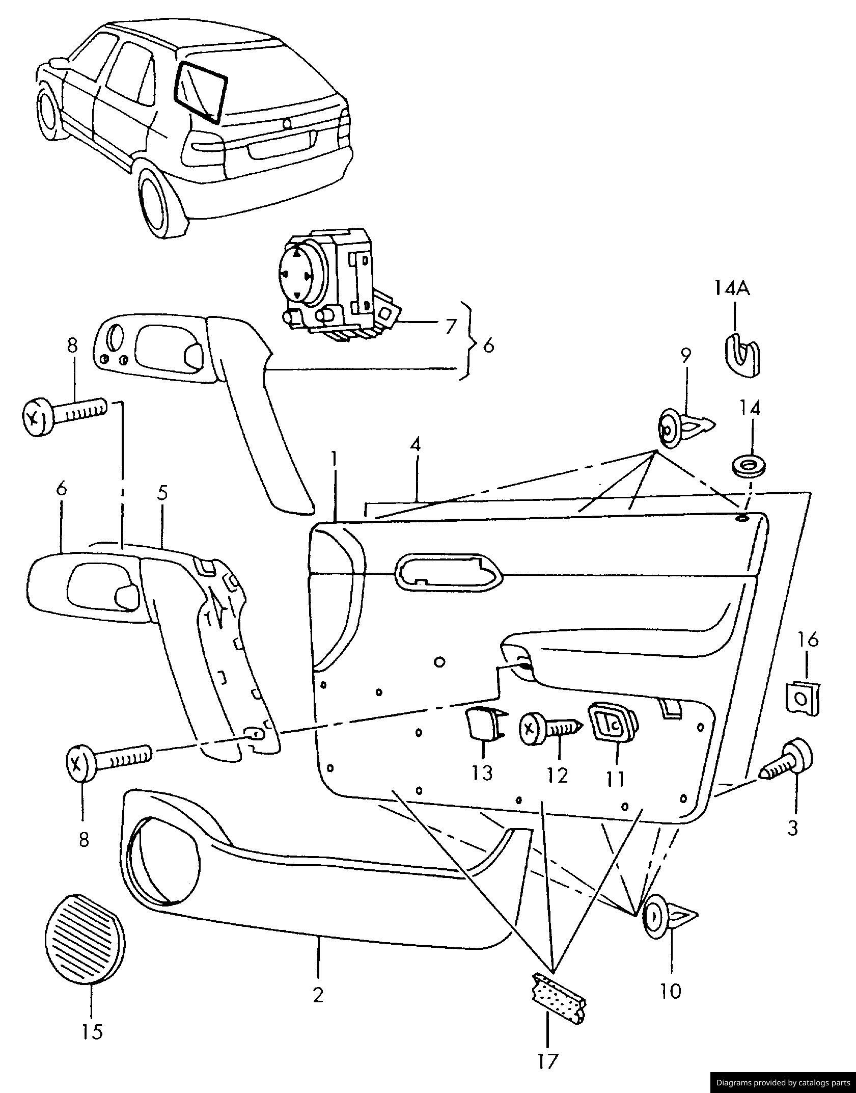 Car part diagram