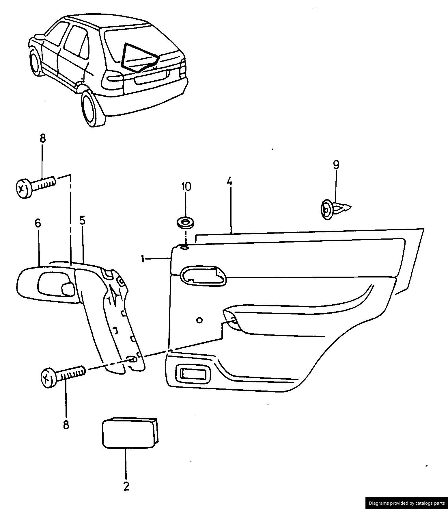 Car part diagram