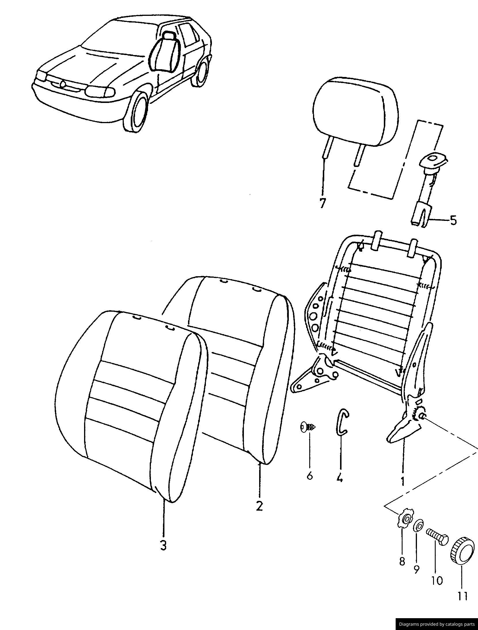 Car part diagram