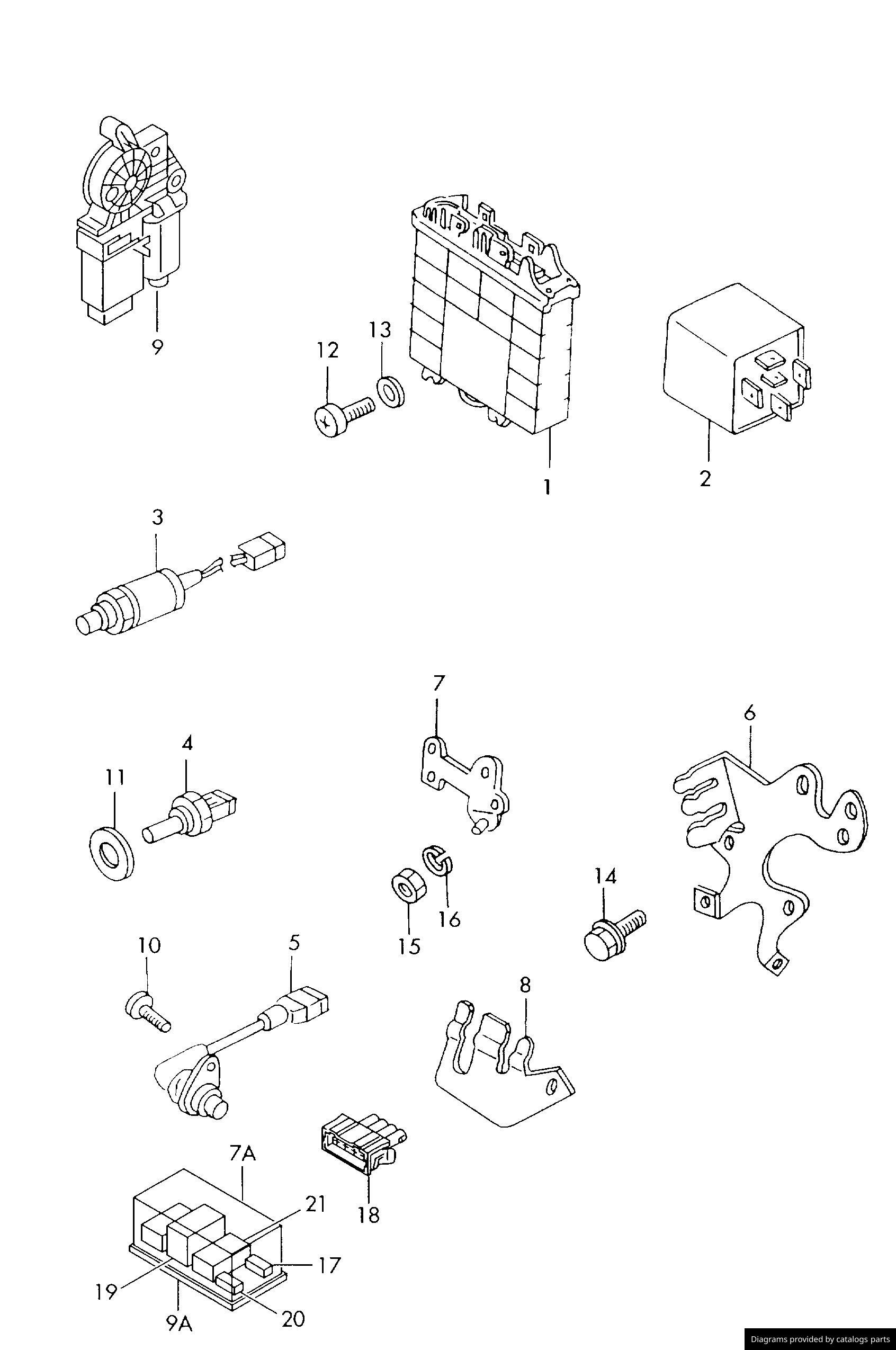 Car part diagram