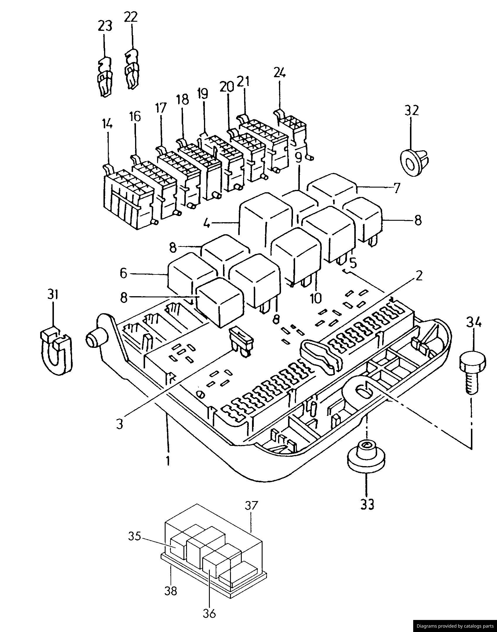 Car part diagram