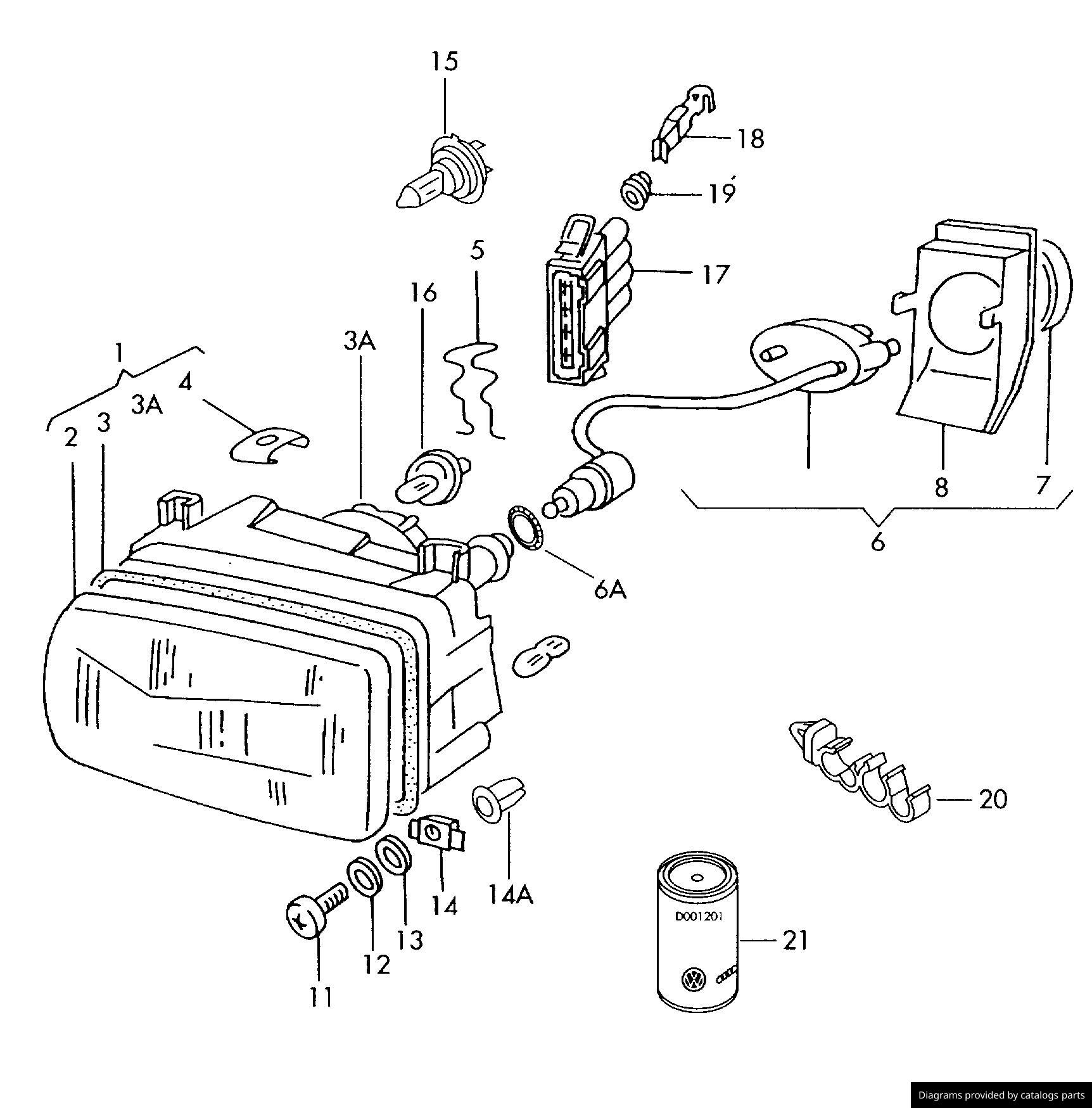 Car part diagram