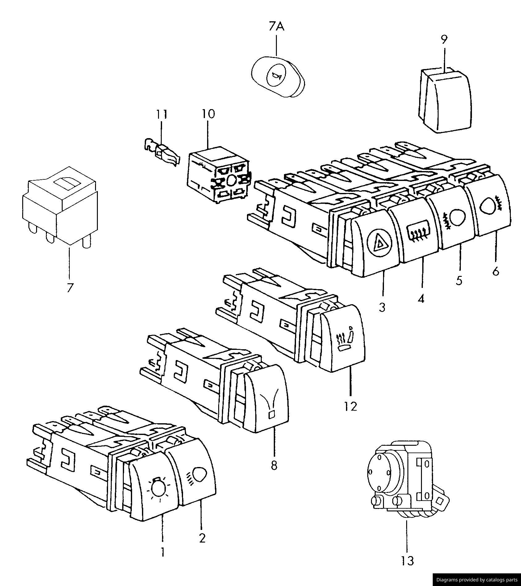 Car part diagram