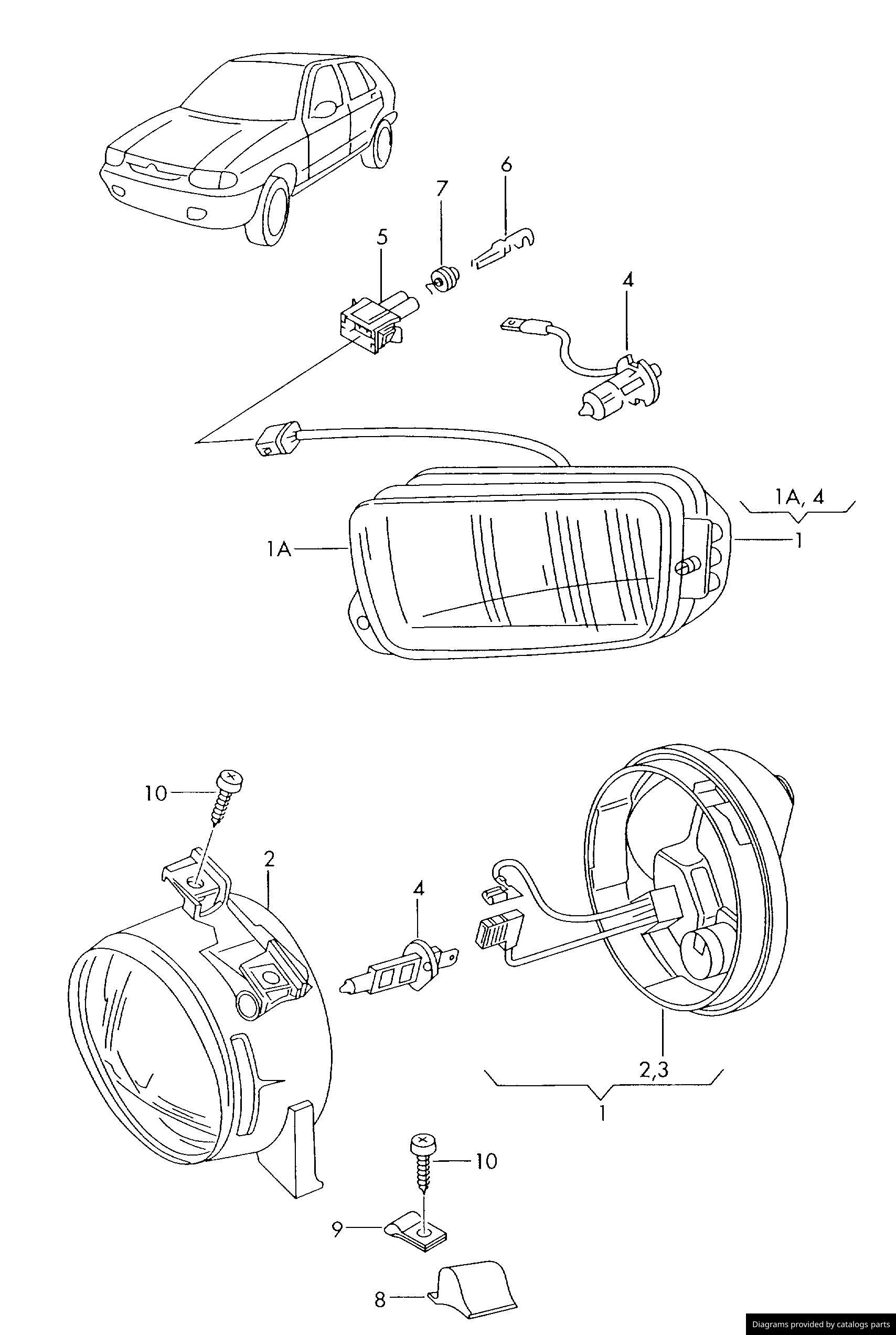 Car part diagram