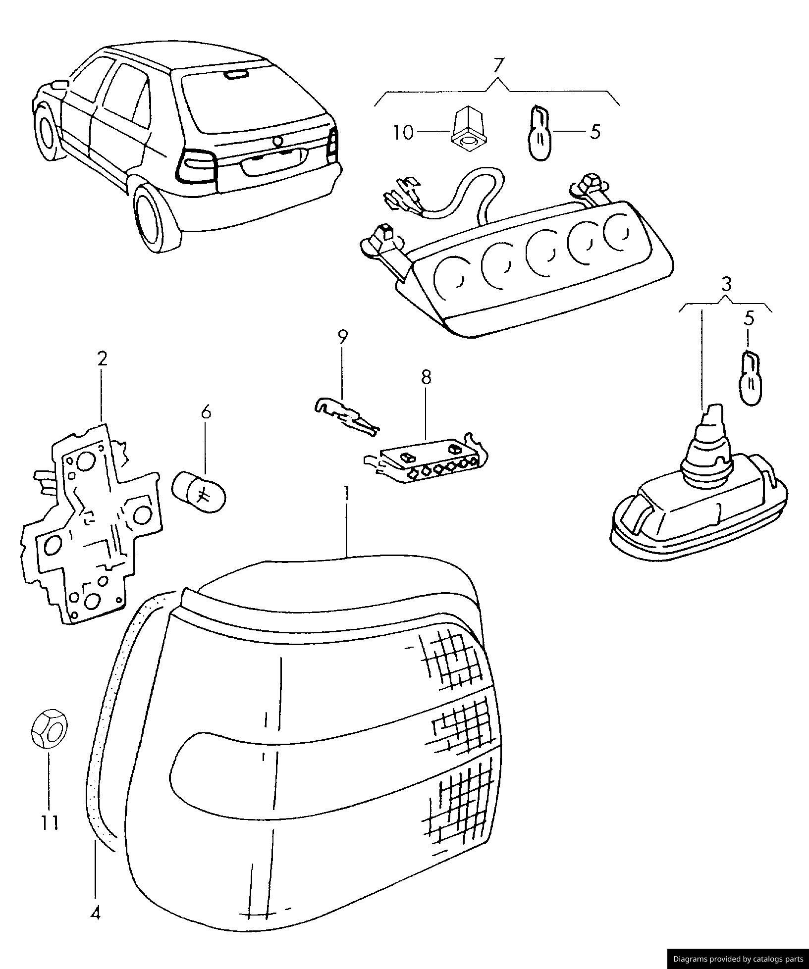 Car part diagram