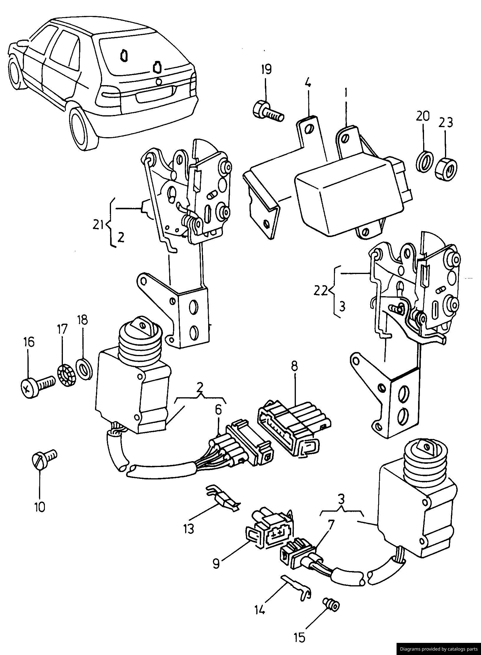Car part diagram
