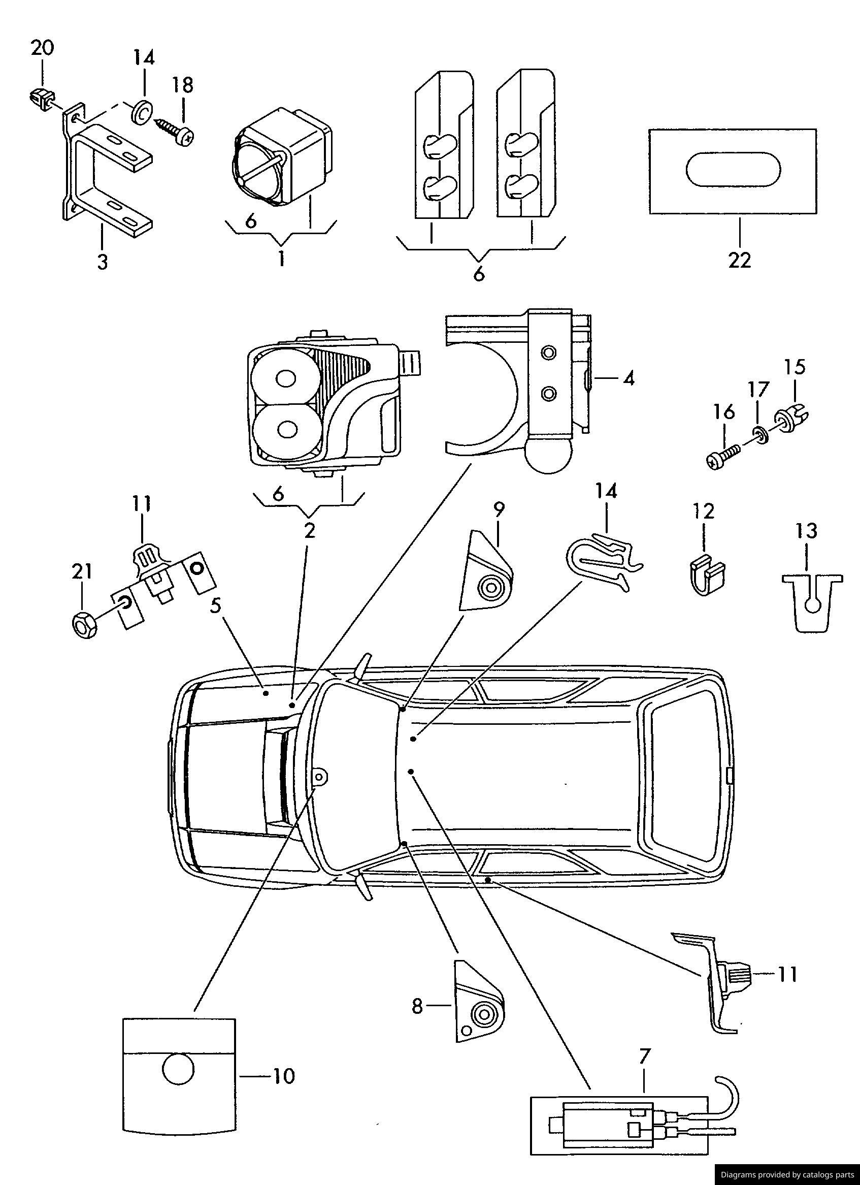 Car part diagram