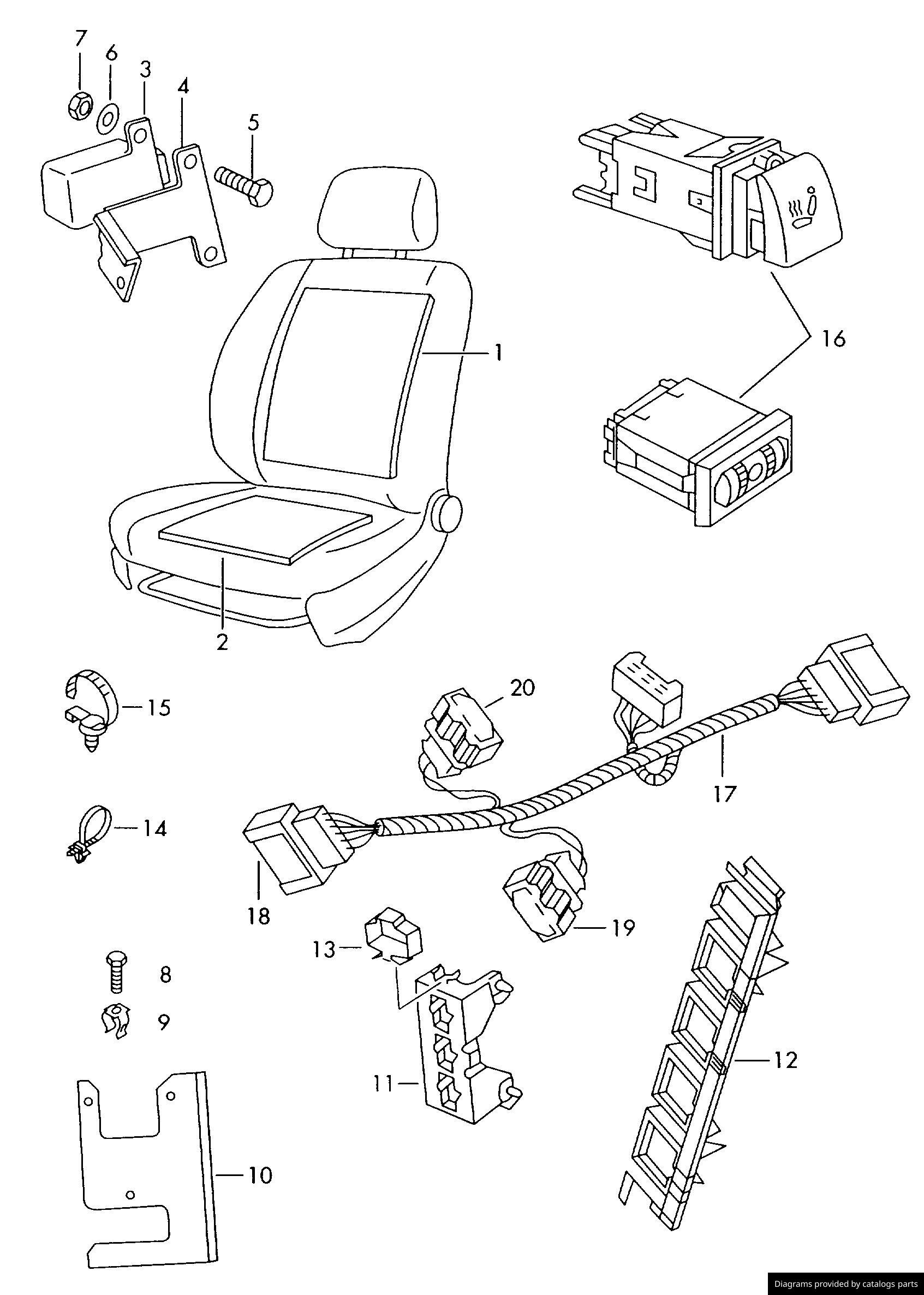 Car part diagram