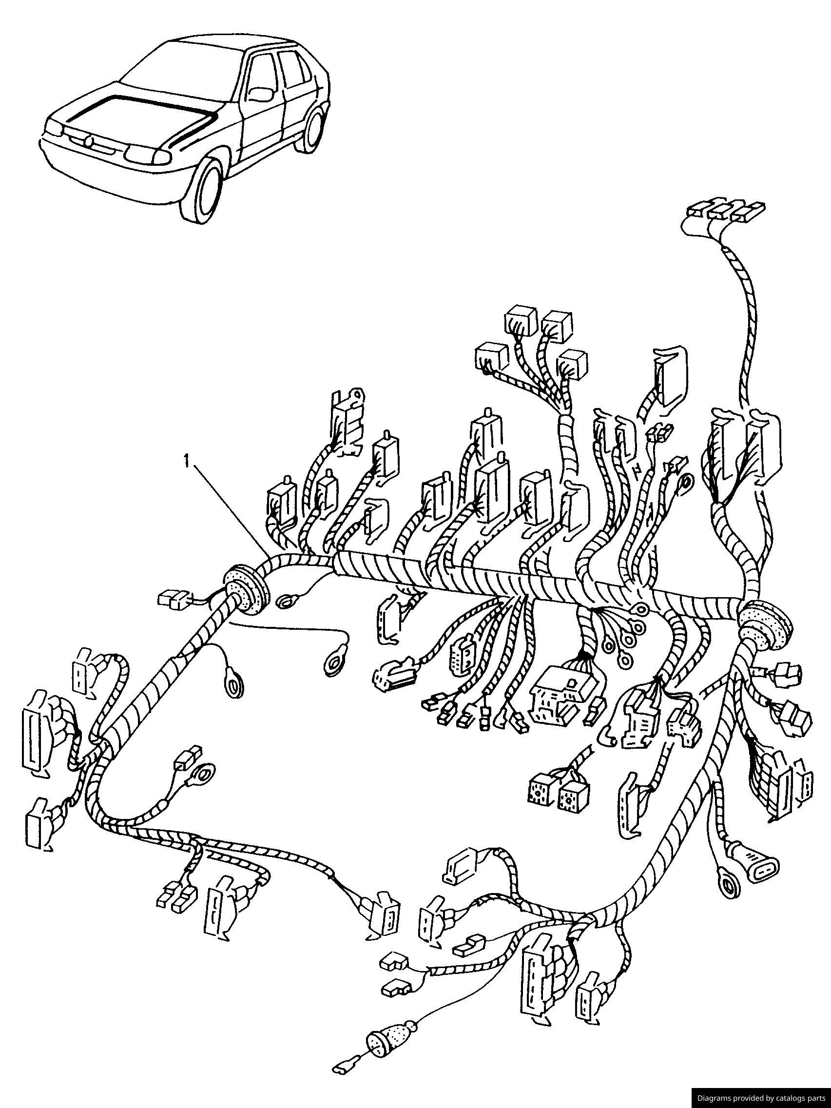 Car part diagram