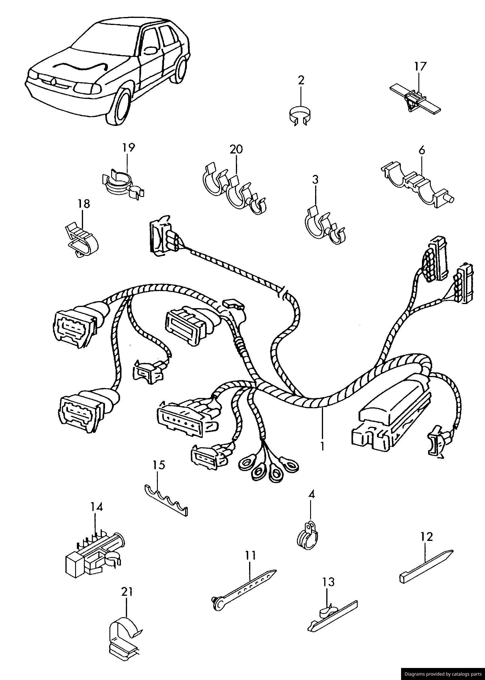 Car part diagram