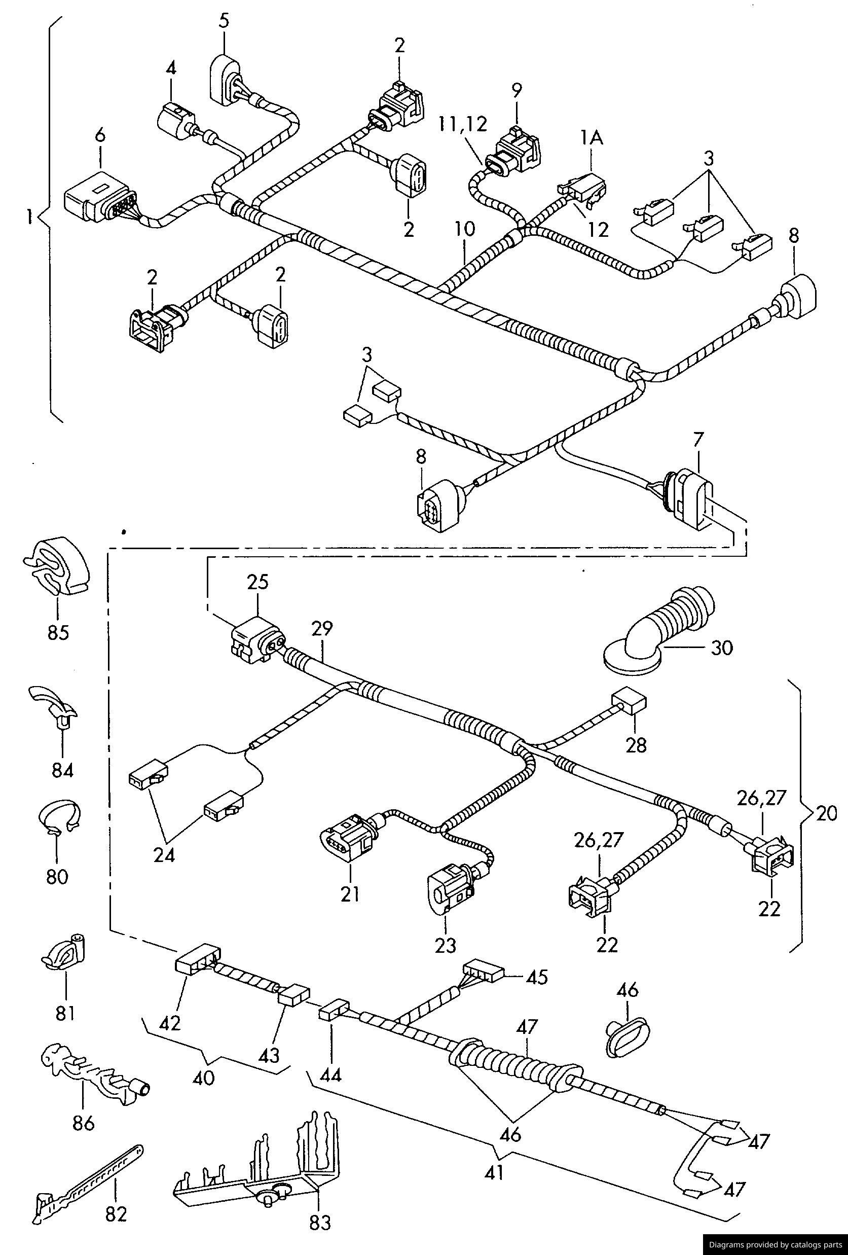 Car part diagram
