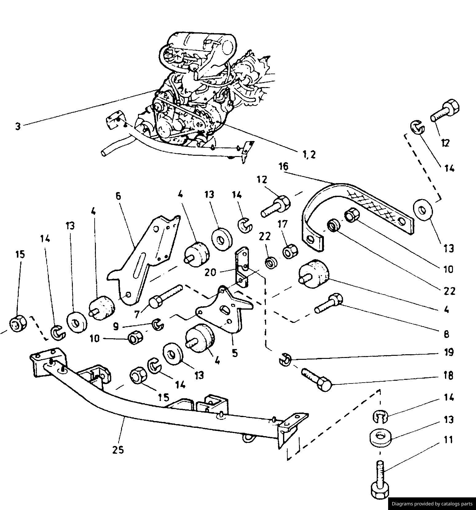 Car part diagram