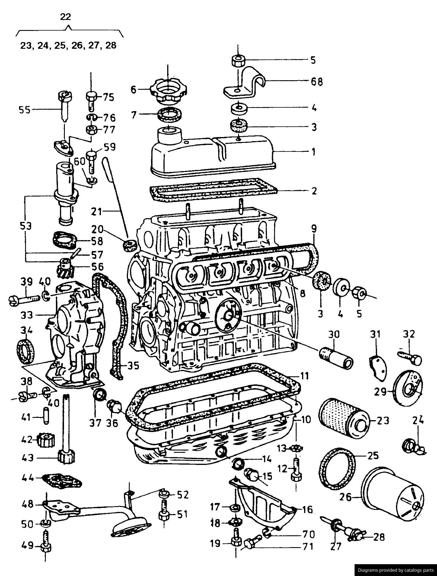 Car part diagram