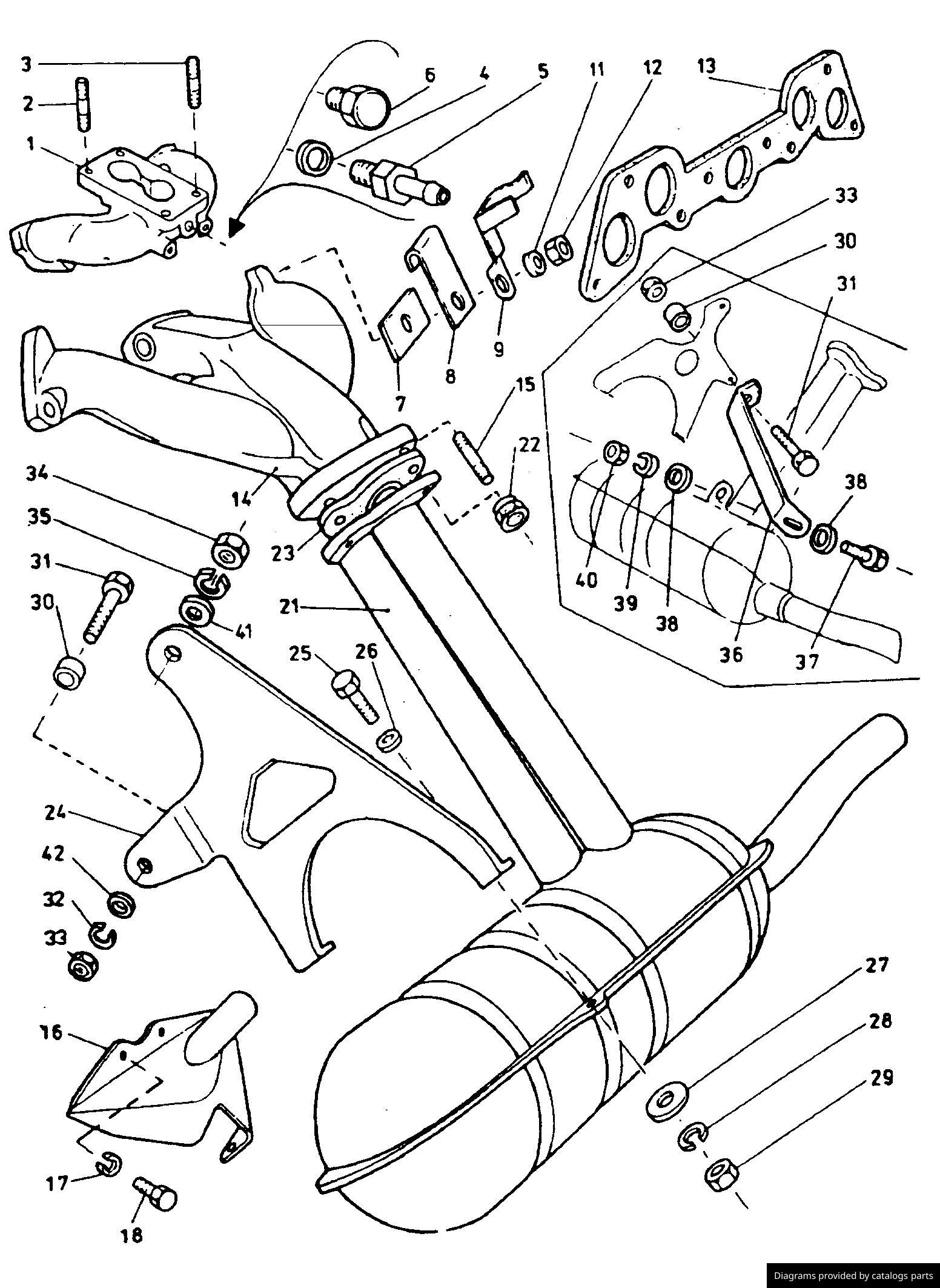 Car part diagram