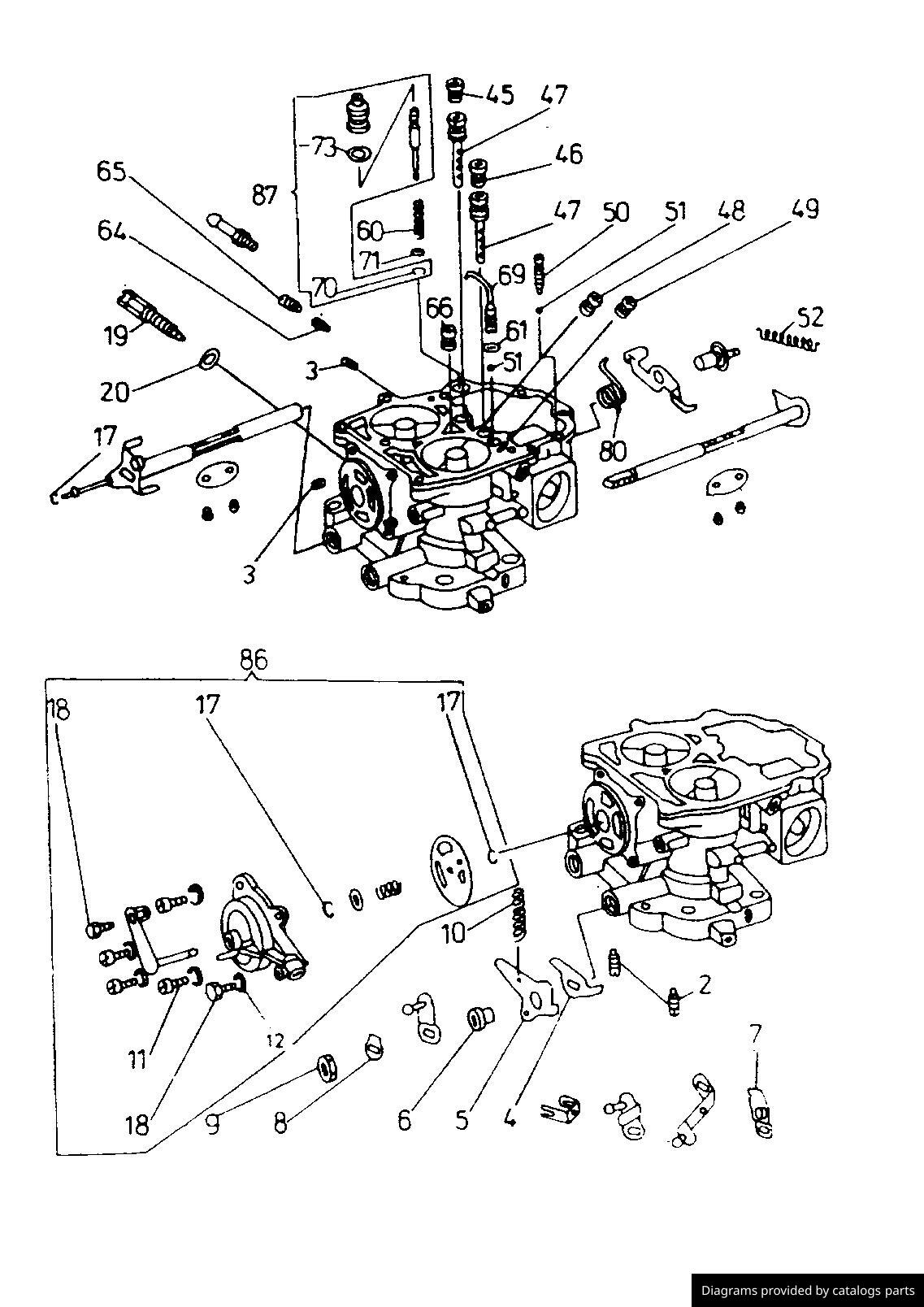 Car part diagram