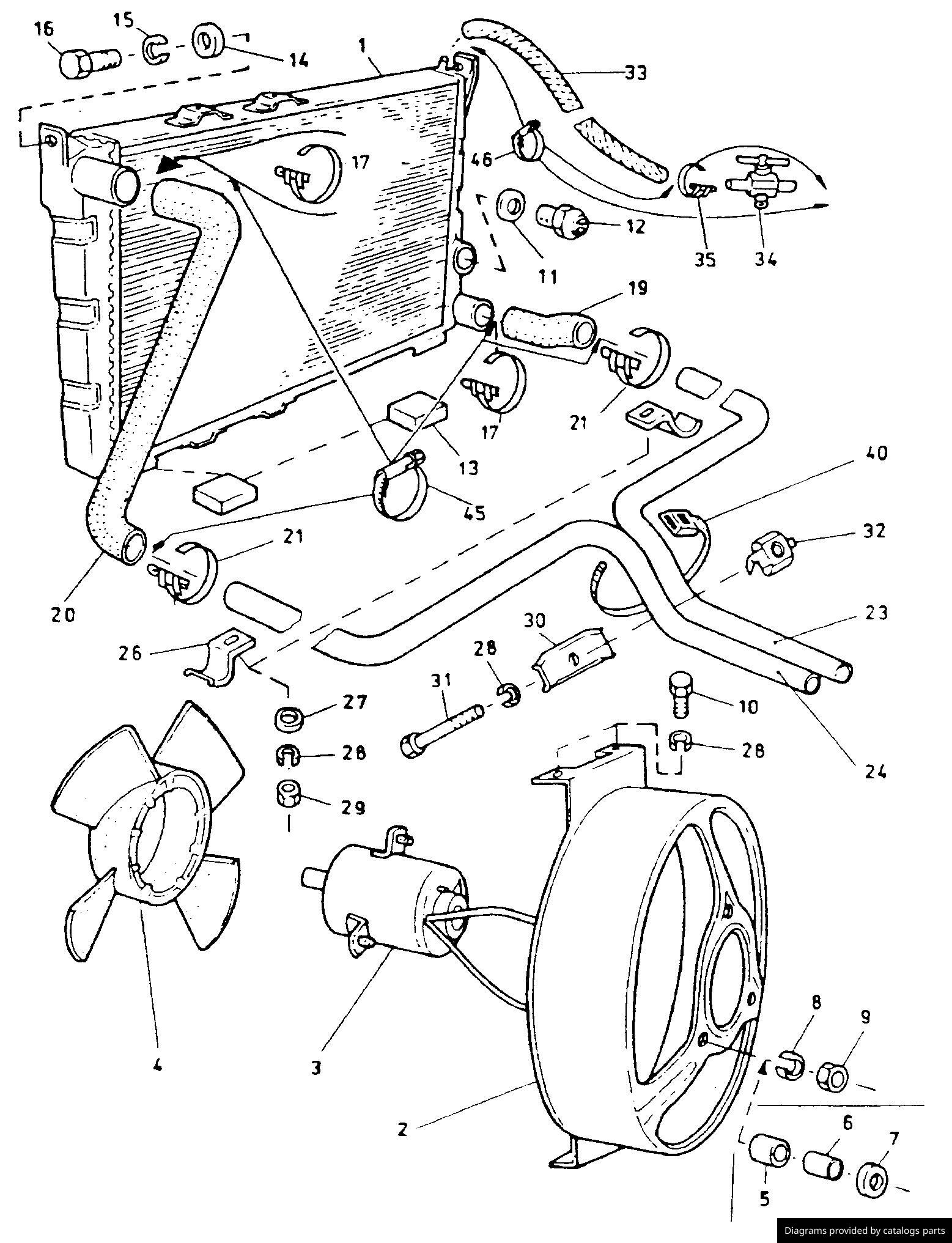 Car part diagram
