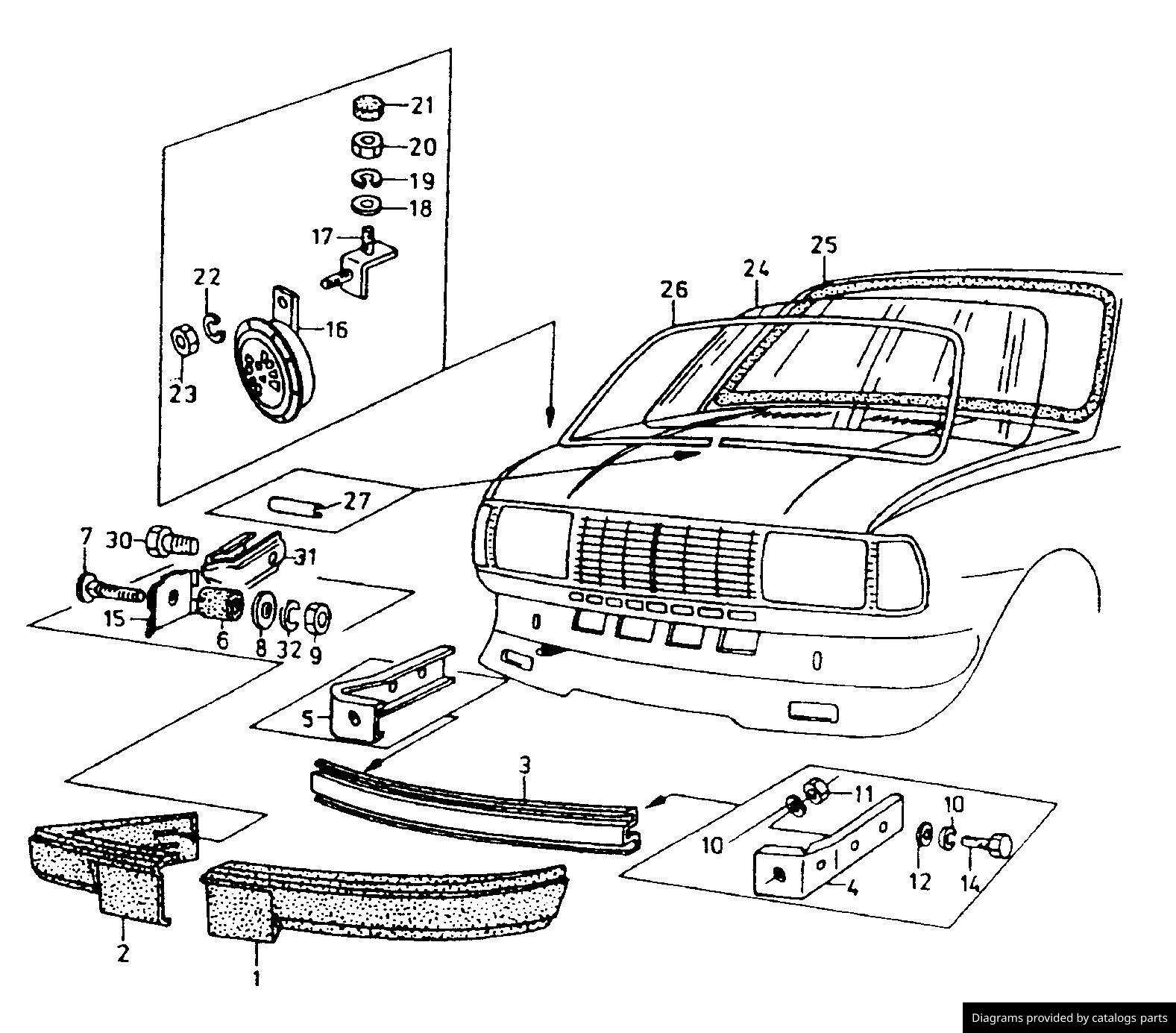 Car part diagram