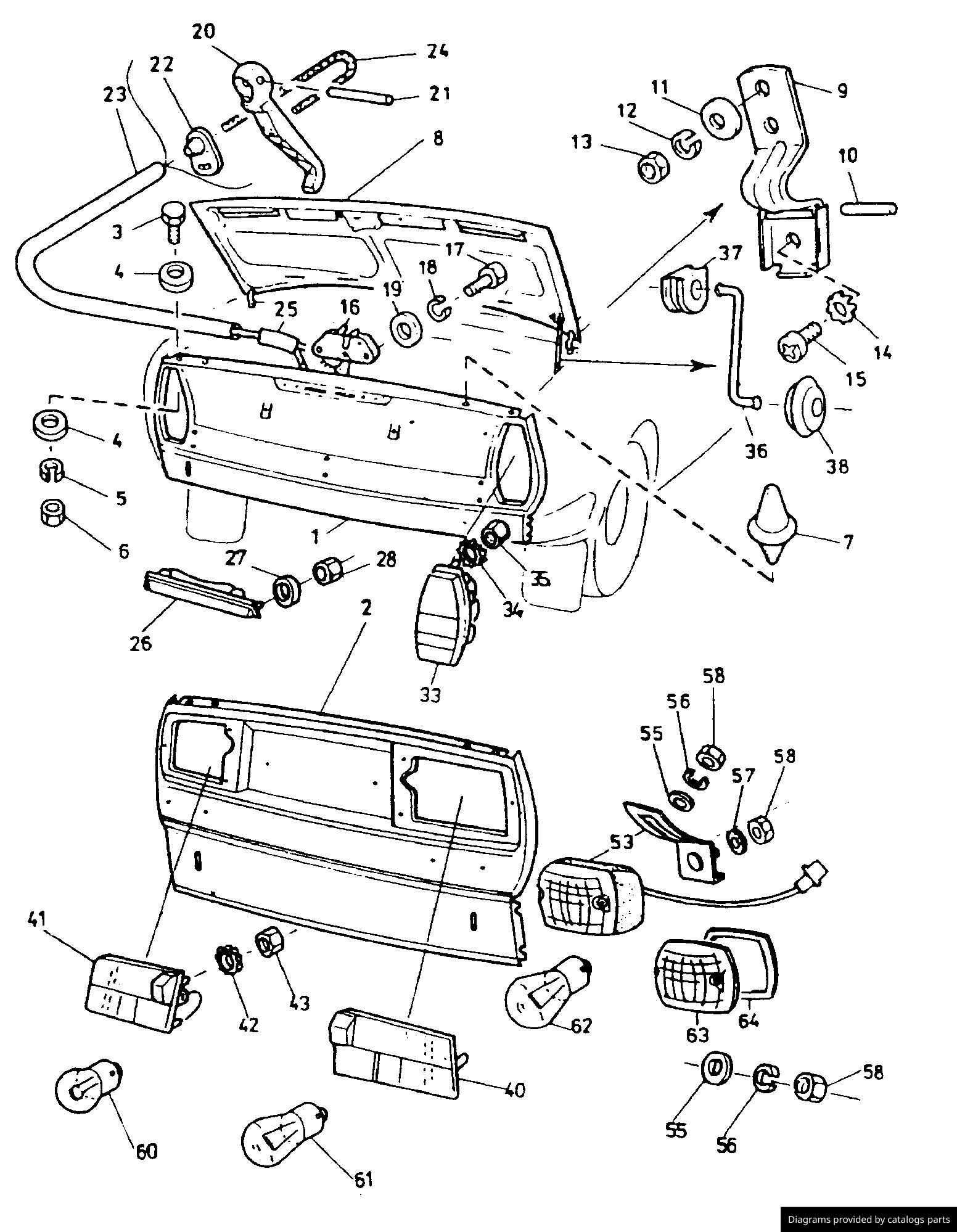 Car part diagram
