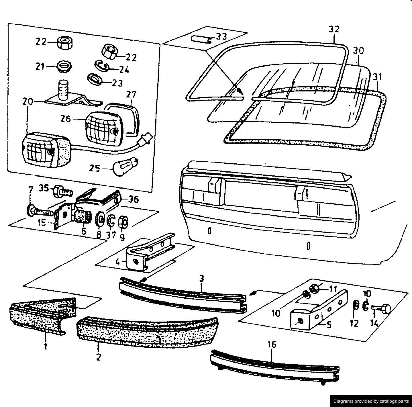 Car part diagram
