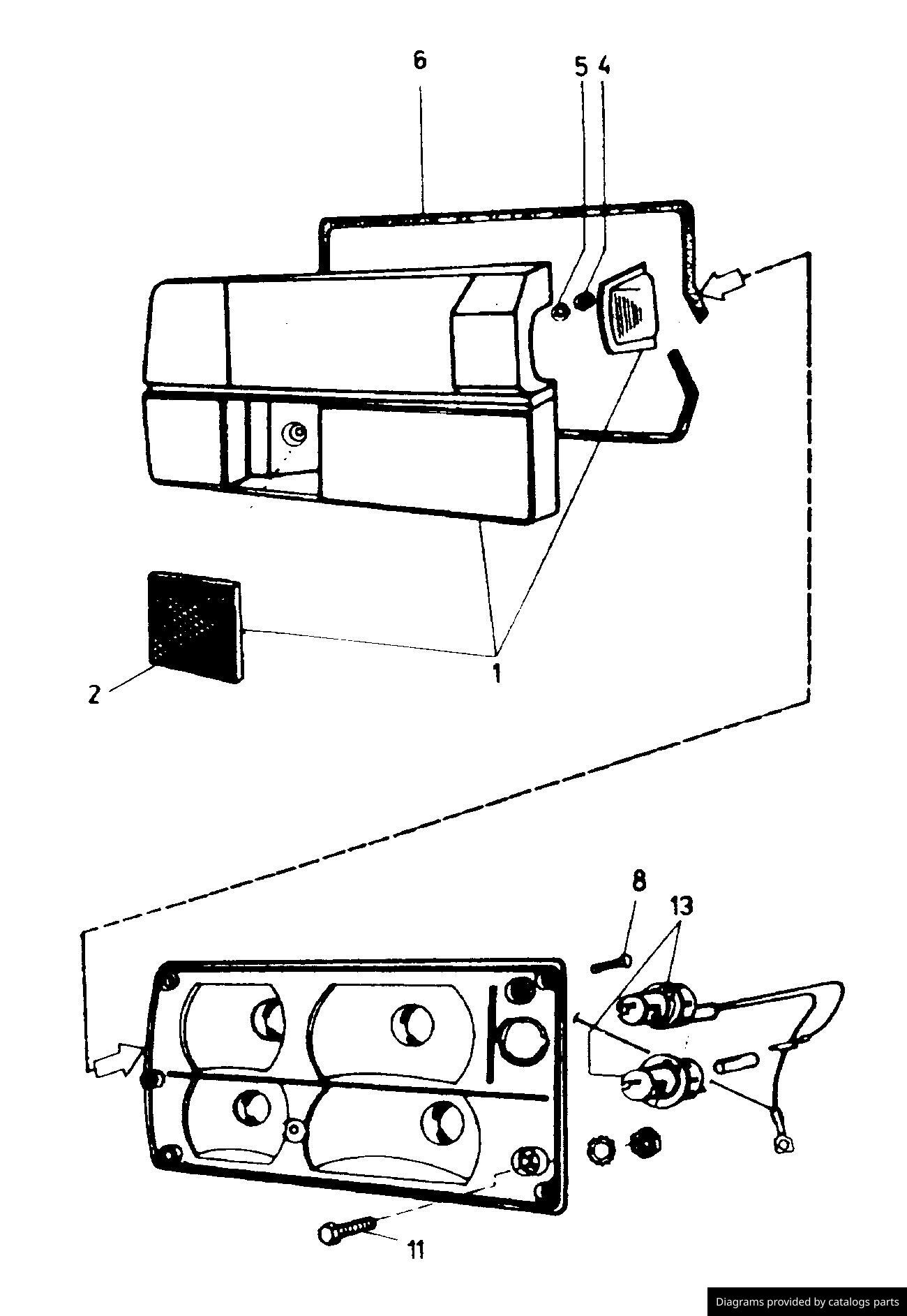 Car part diagram