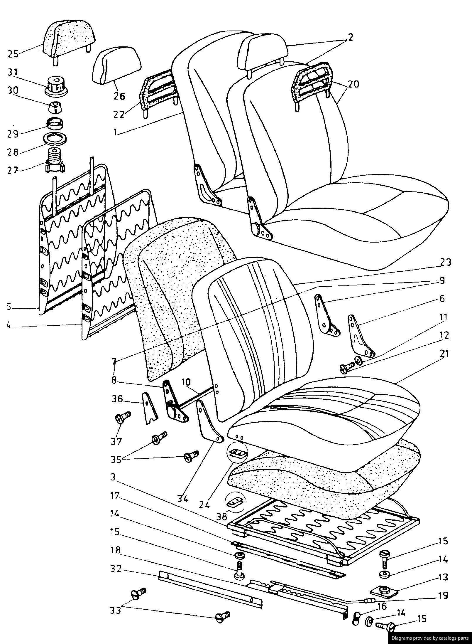 Car part diagram