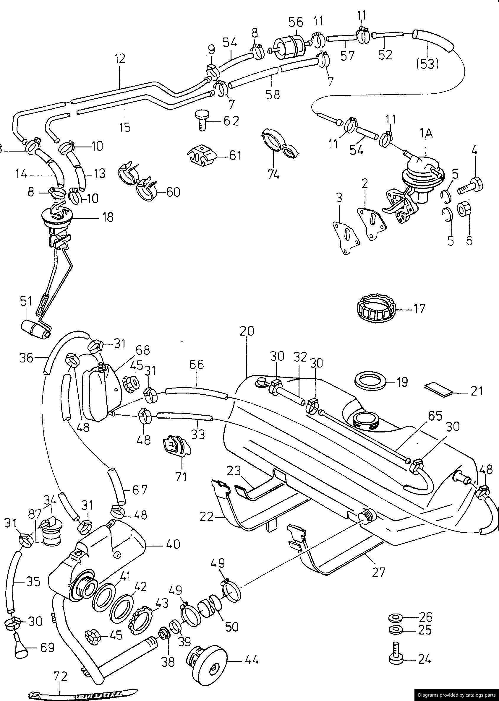 Car part diagram