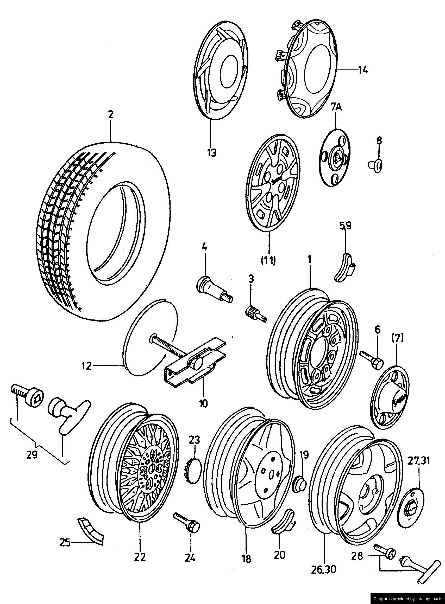 Car part diagram