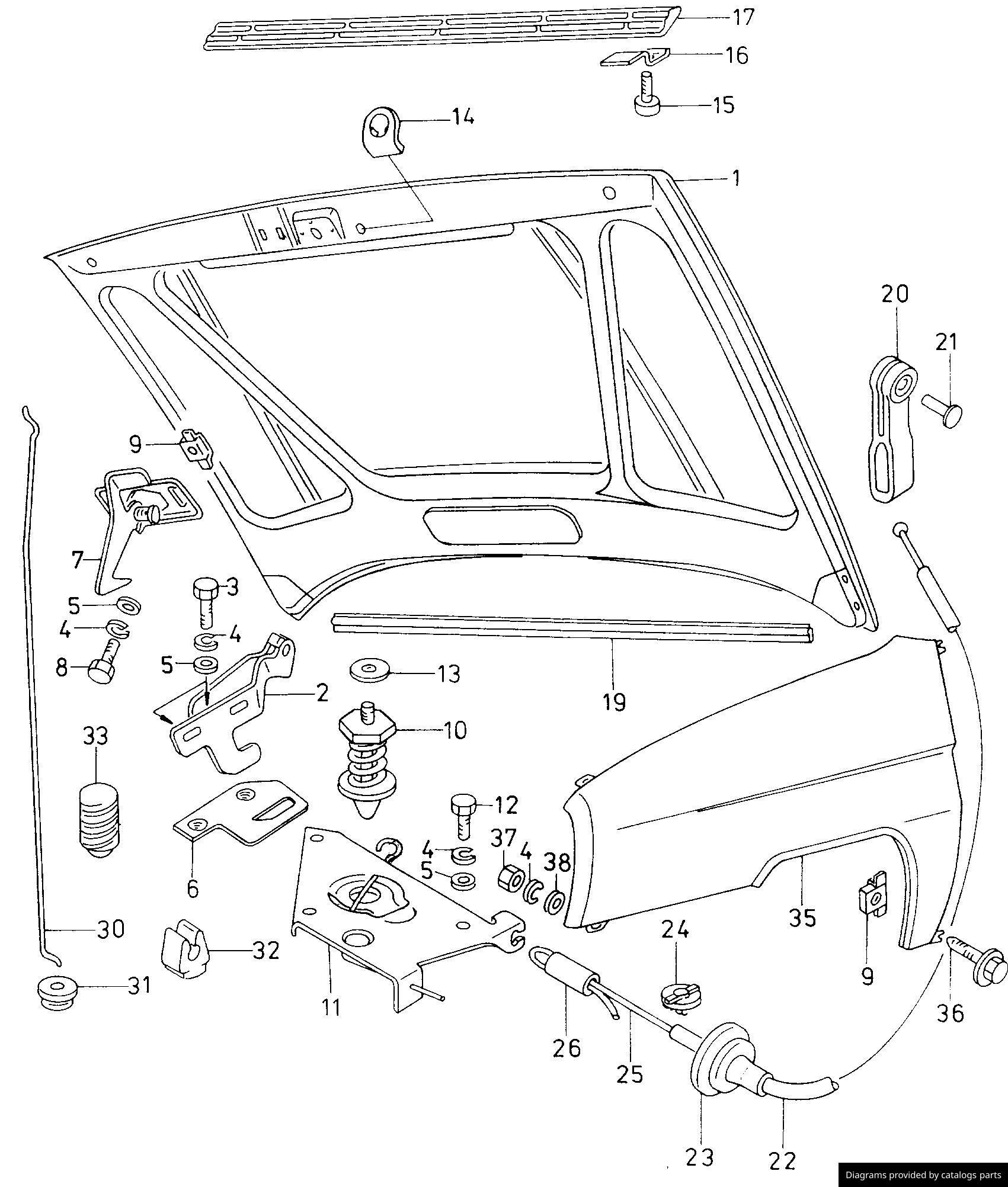 Car part diagram