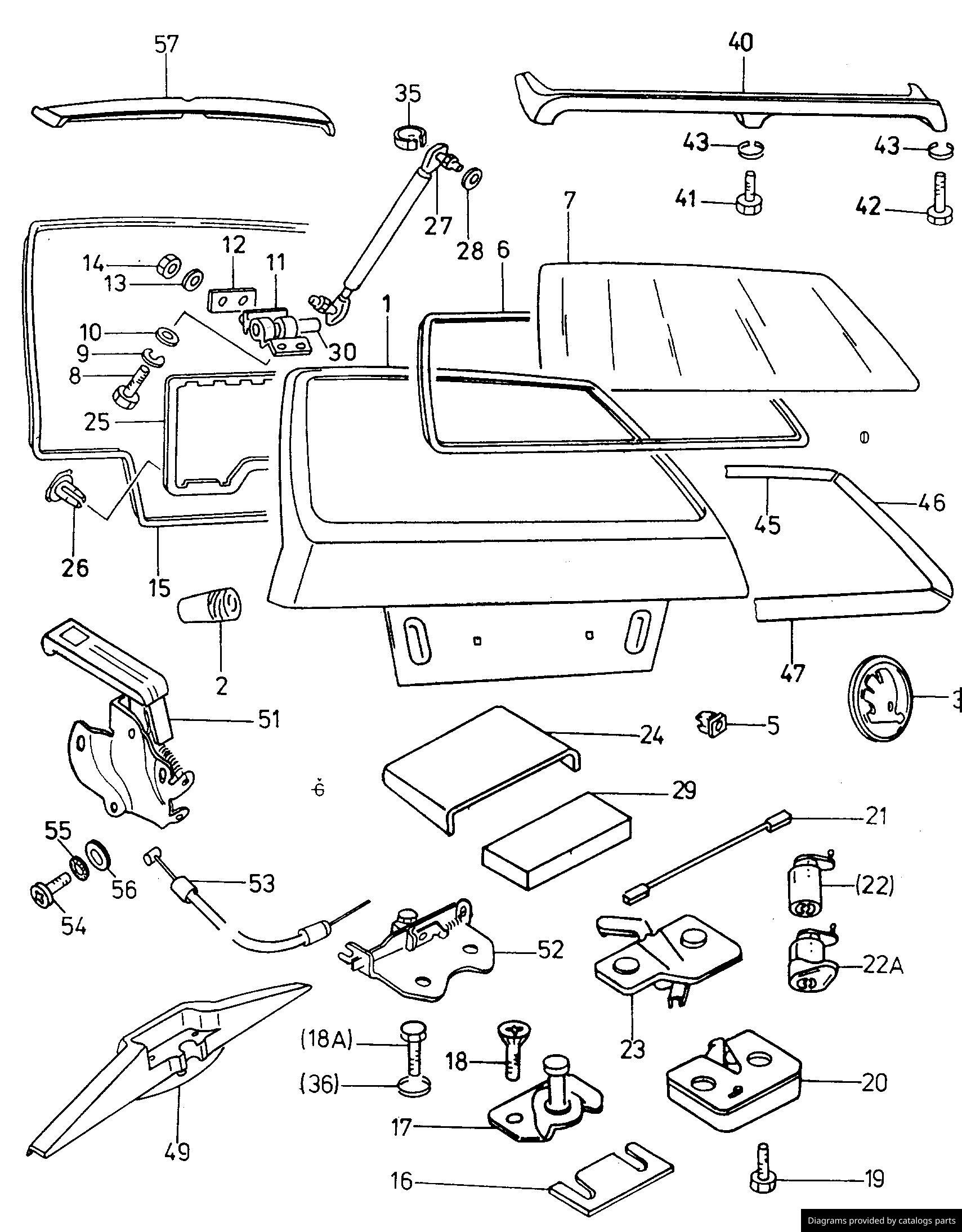 Car part diagram