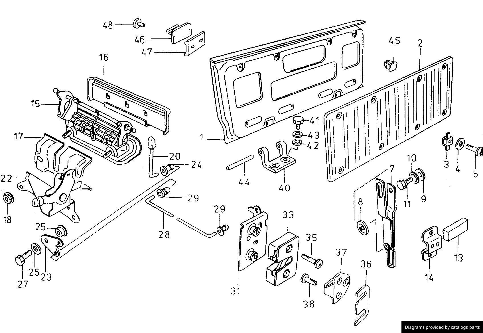 Car part diagram