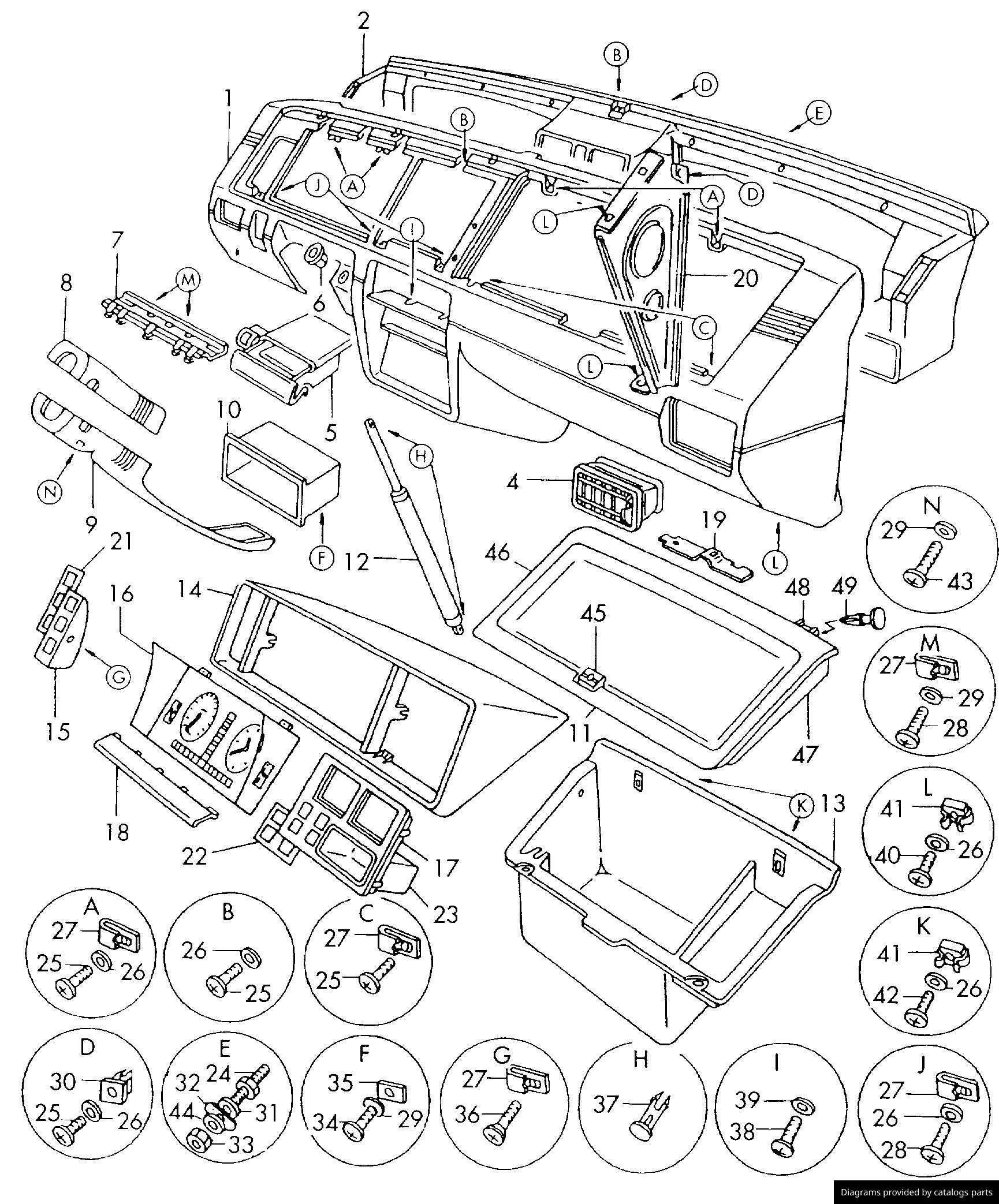 Car part diagram
