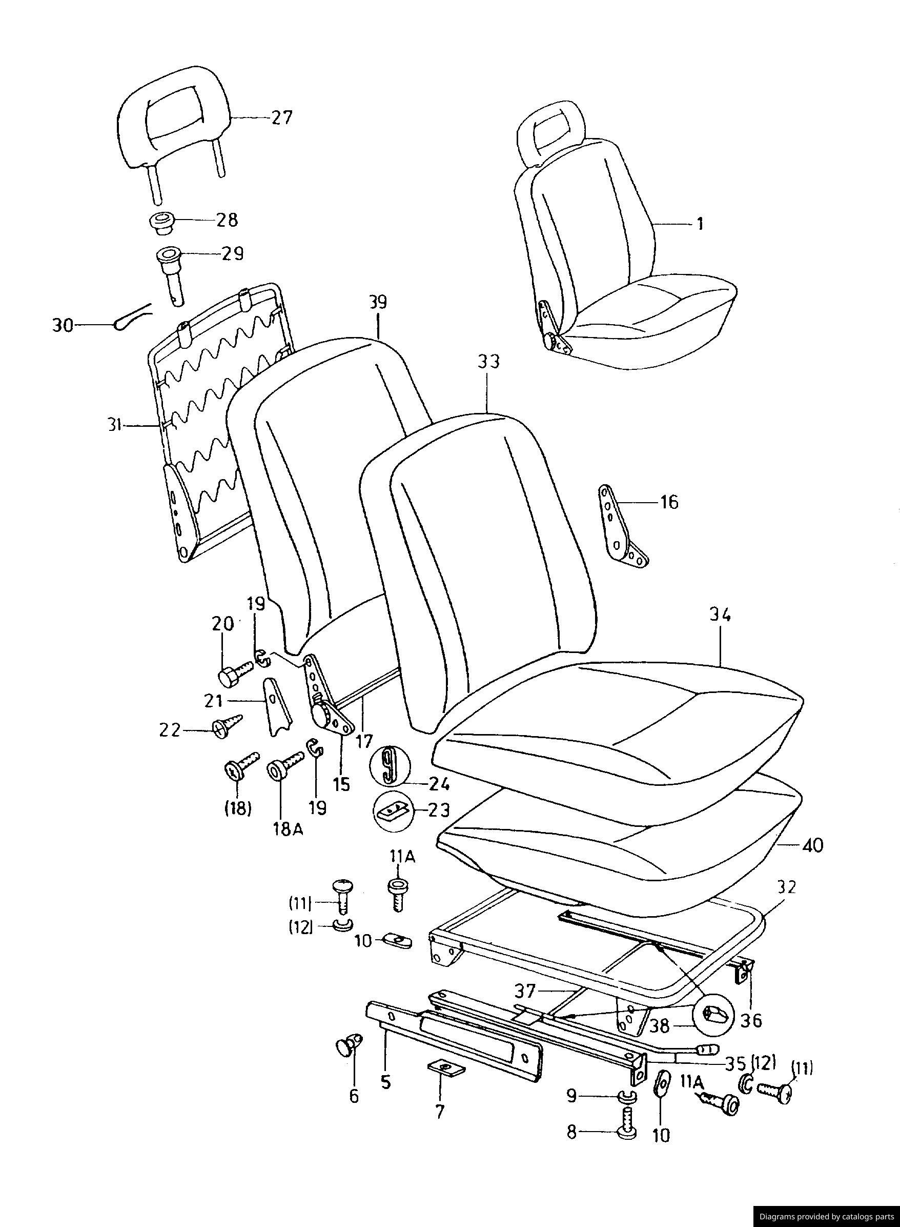 Car part diagram