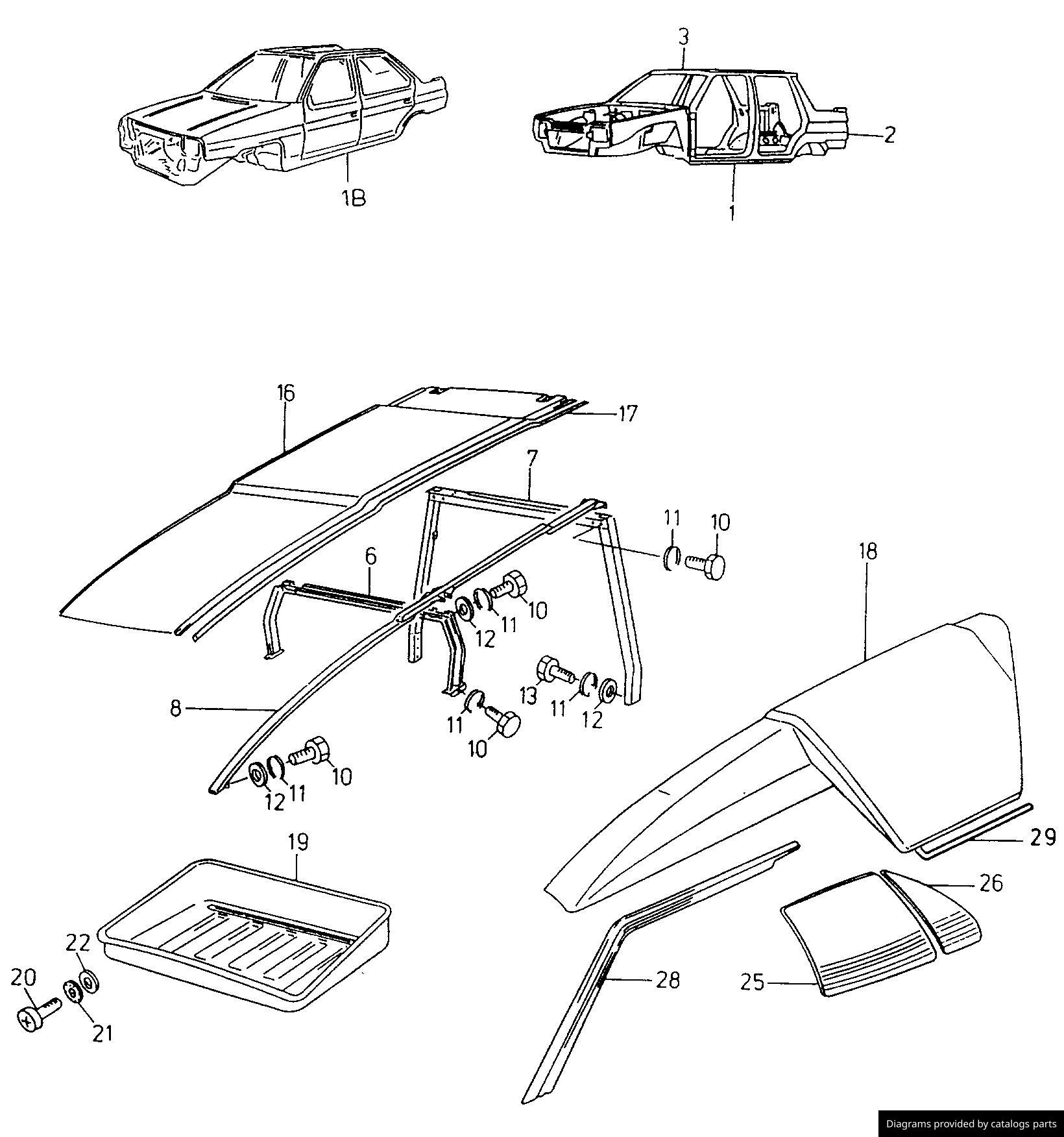 Car part diagram