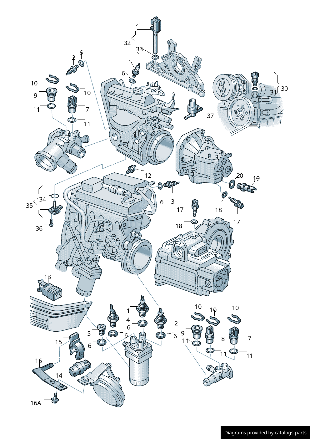 Car part diagram