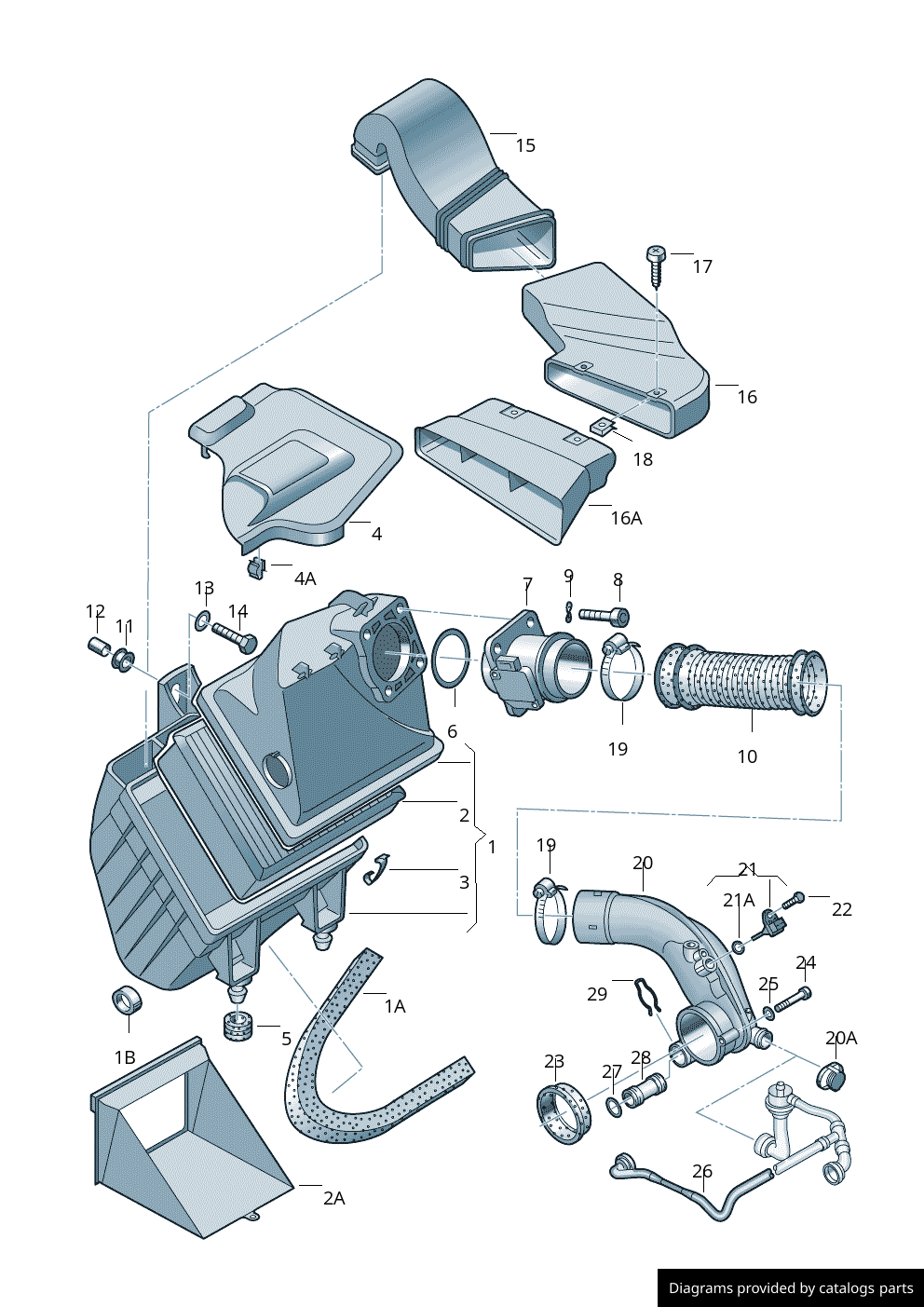 Car part diagram