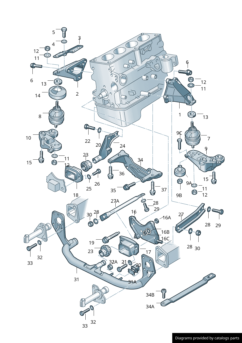 Car part diagram
