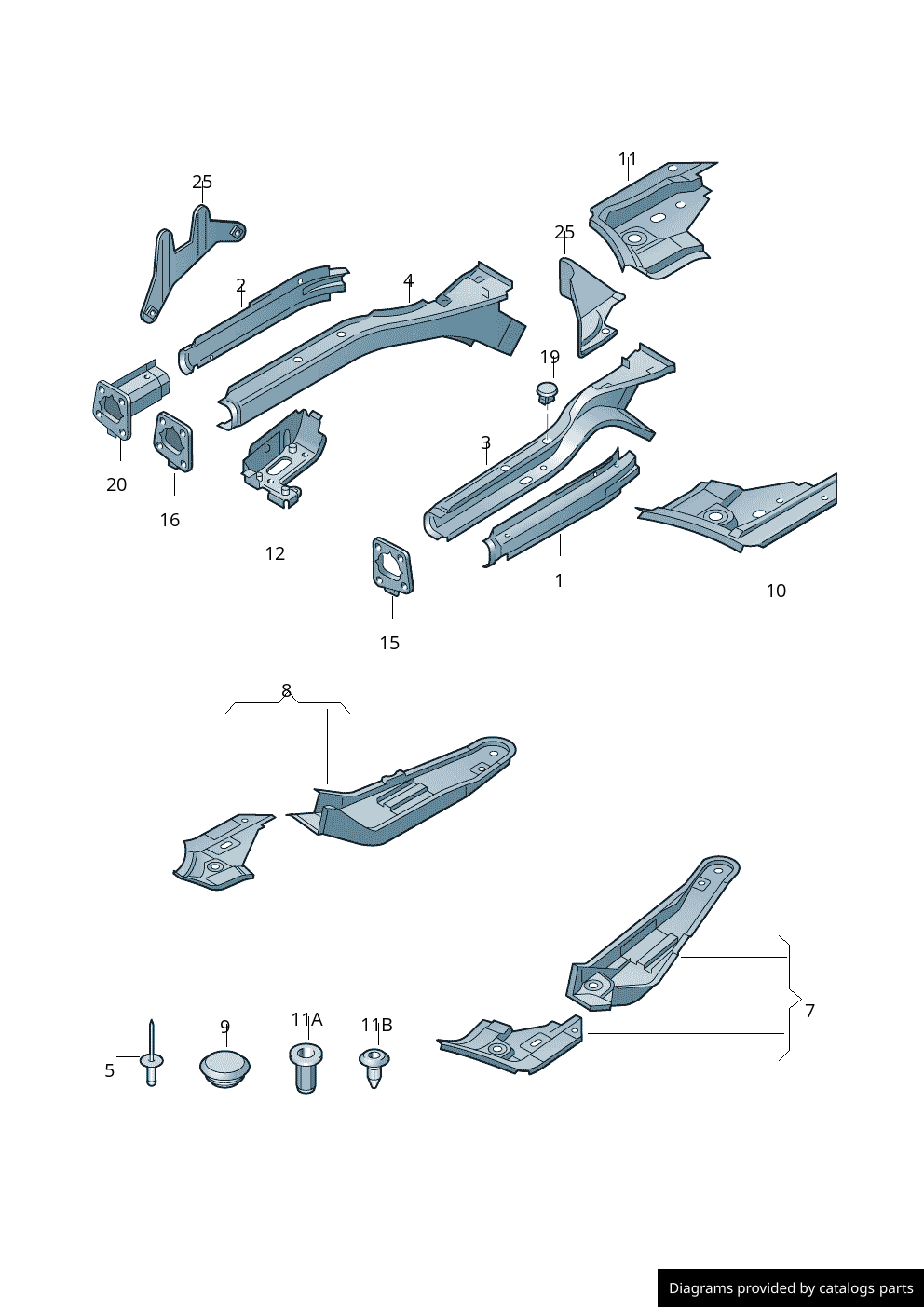 Car part diagram